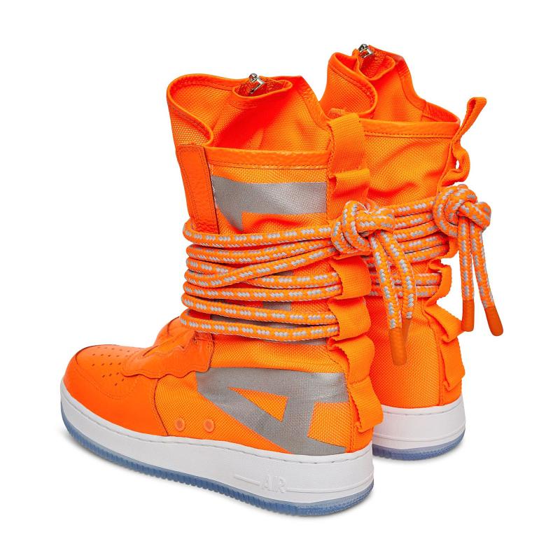 Nike Leather Special Field Air Force 1 Hi Boots in Orange - Lyst