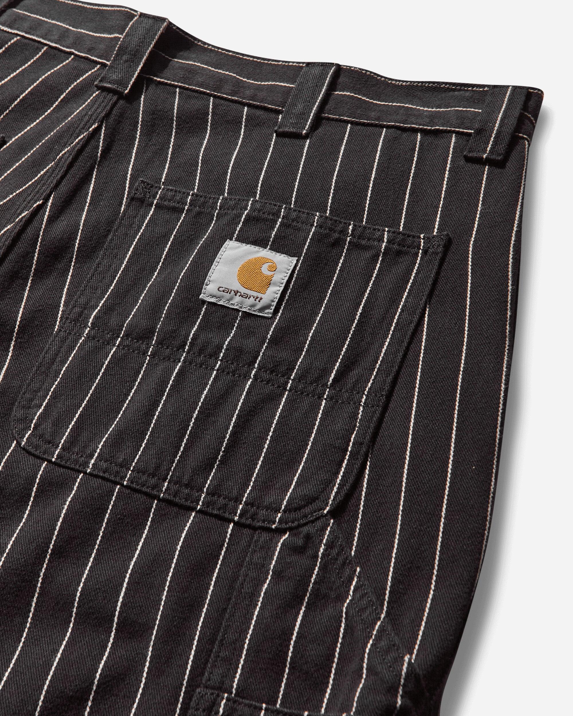Carhartt Men S Og Single Knee Seaton Stripe Pants / Wax (rinsed