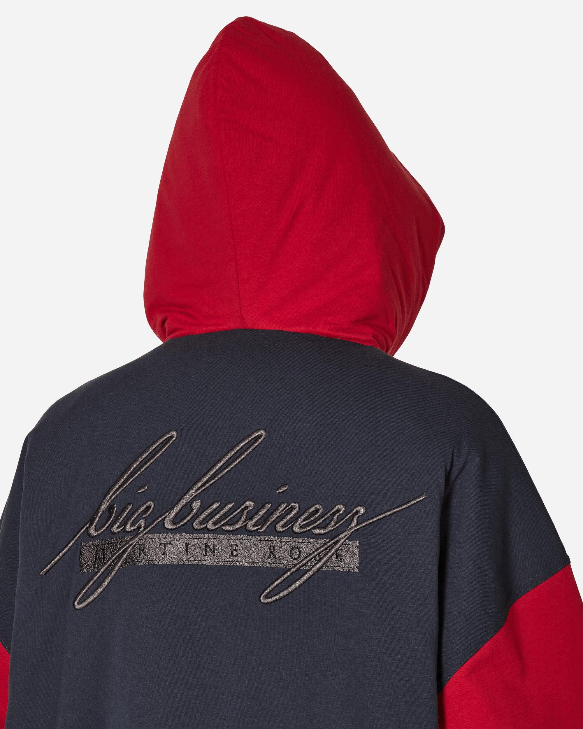 Martine Rose Quilted Zip Up Hoodie in Red for Men Lyst UK