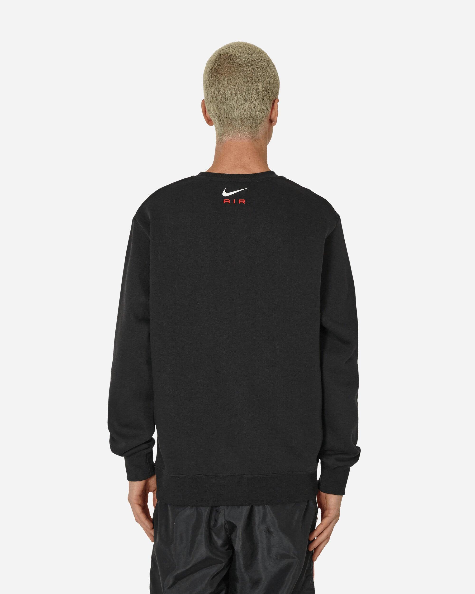Nike air crewneck sweatshirt white black red best sale