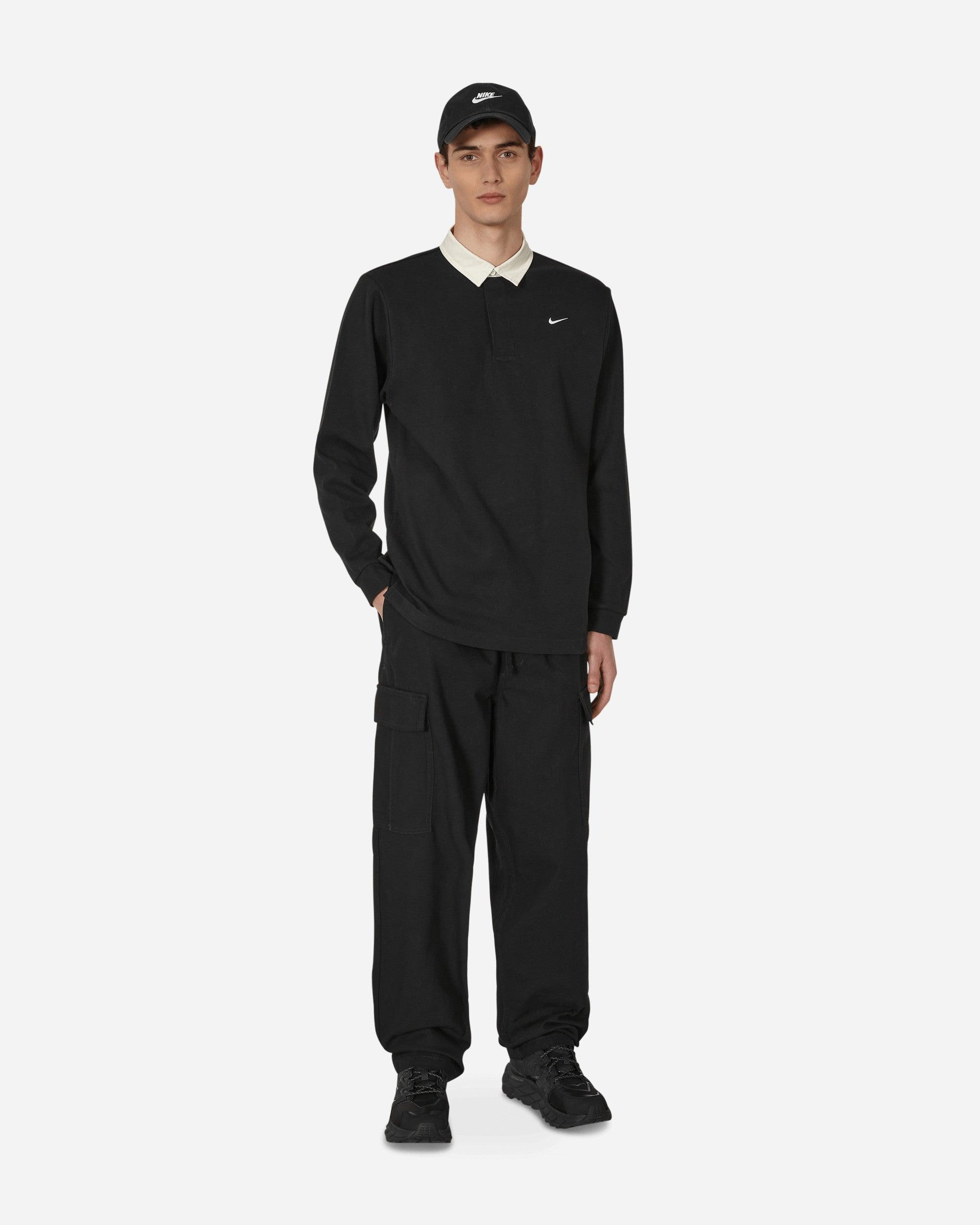 Nike Solo Swoosh Rugby Top Black for Men | Lyst UK