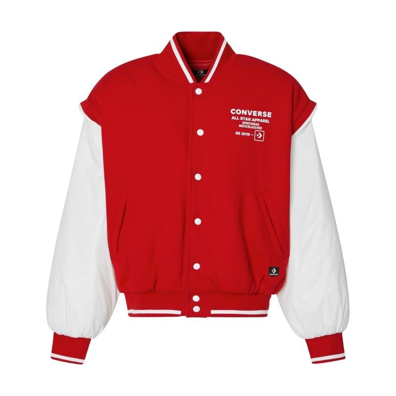 converse red jacket