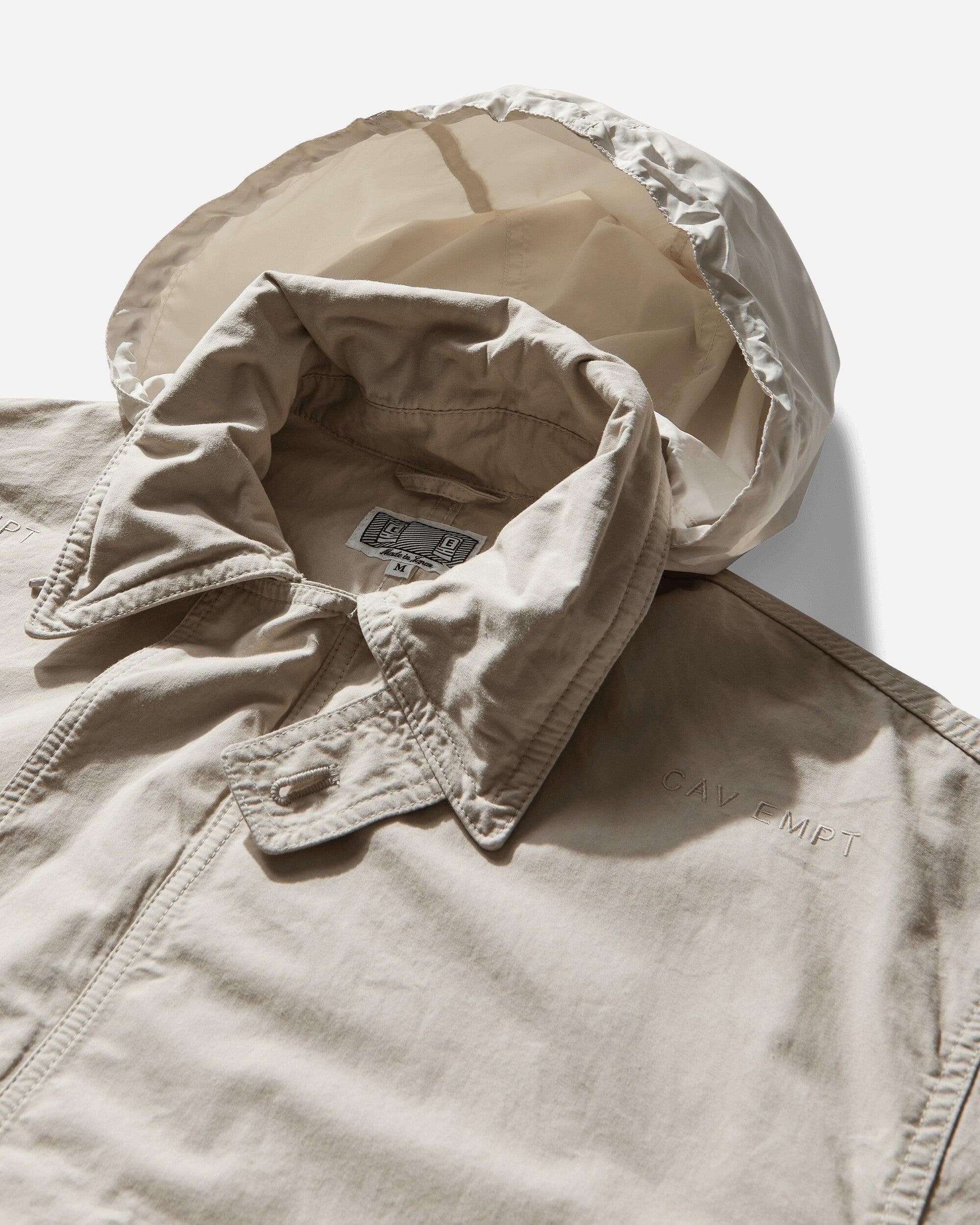 Cav Empt Men S Washed Cotton Light Zip Jacket in Natural for Men