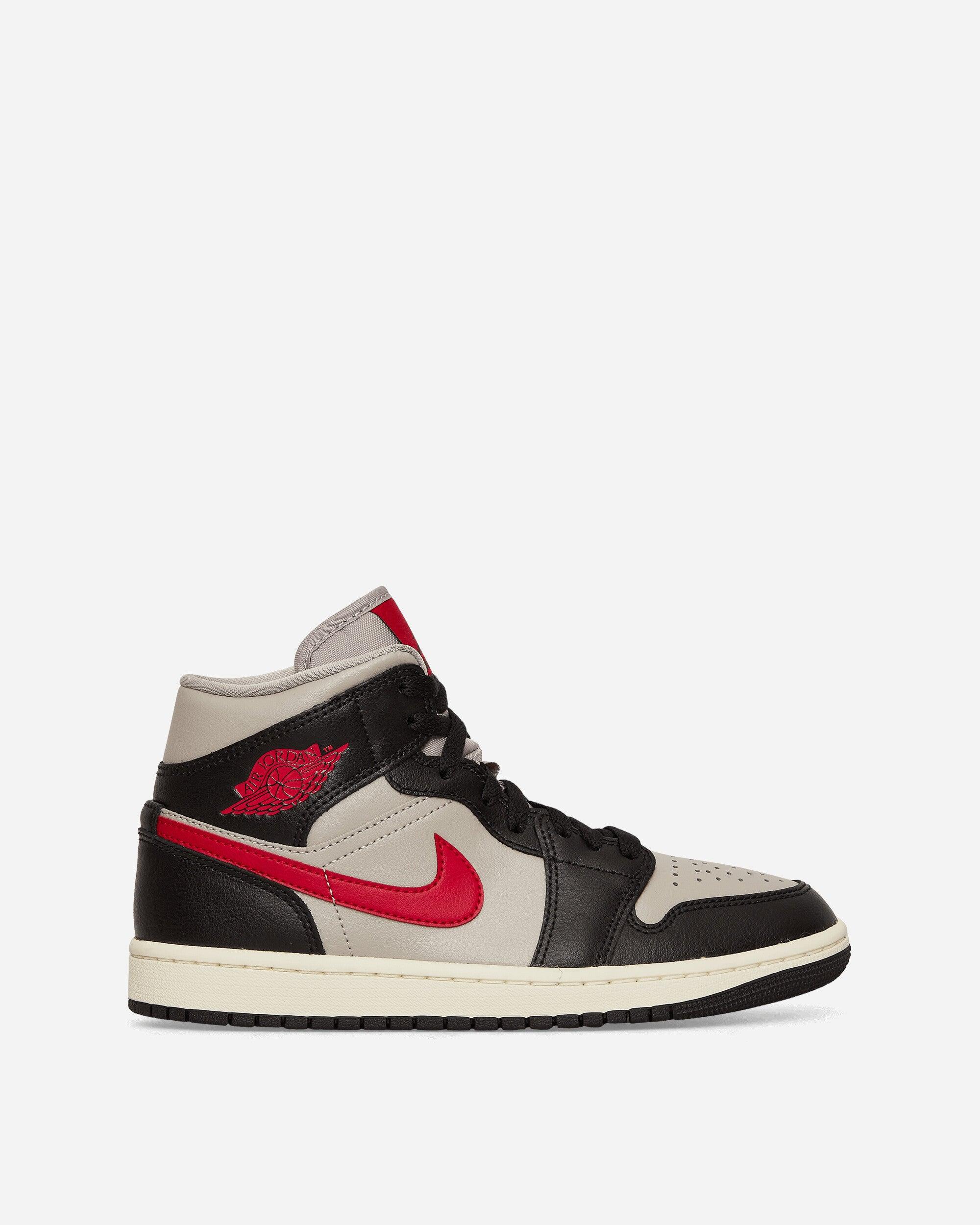Nike Wmns Air Jordan 1 Mid Sneakers Black / Gym Red / College Grey in White  for Men | Lyst