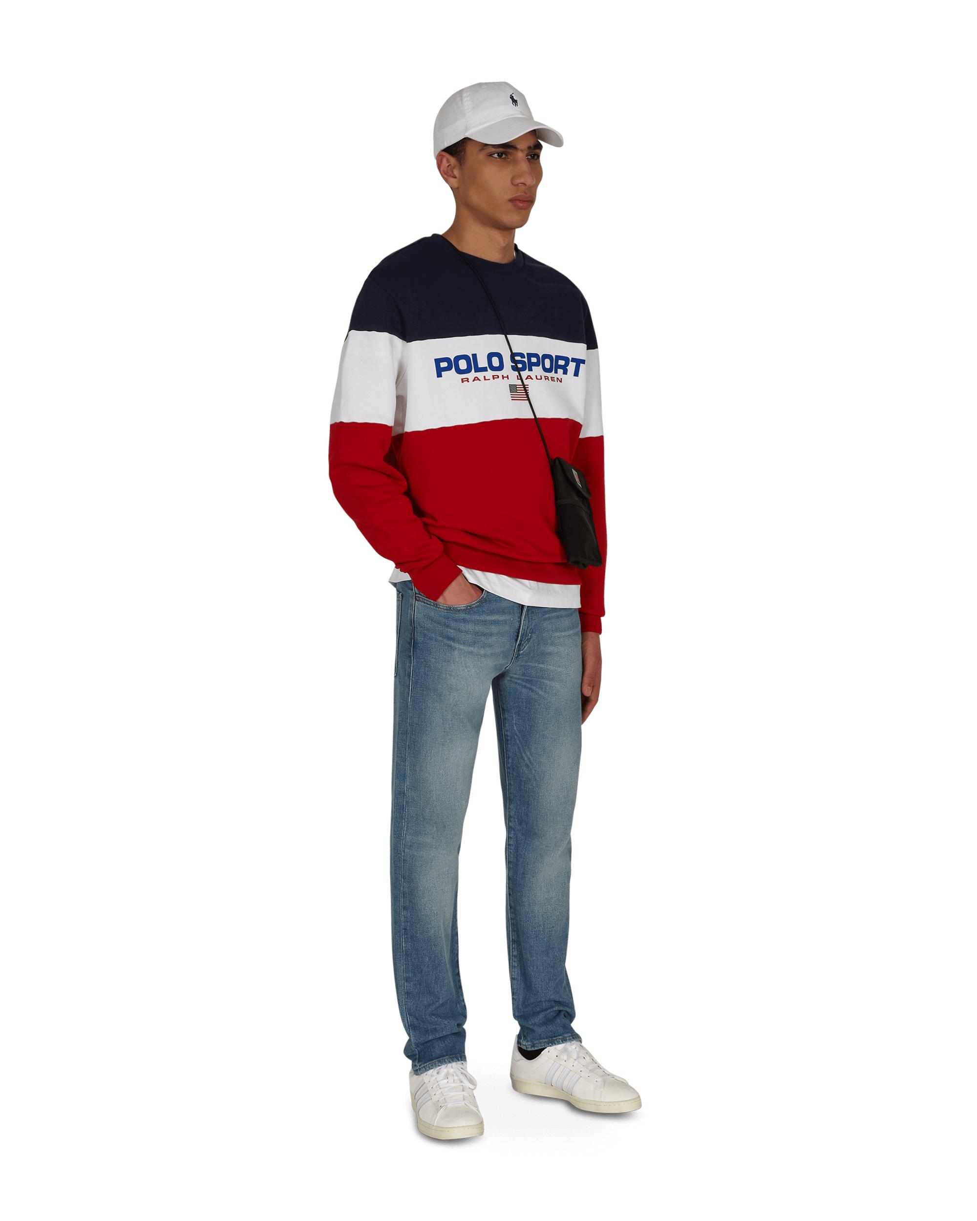 Polo Ralph Lauren Polo Sport Crewneck Sweatshirt in Red for Men | Lyst