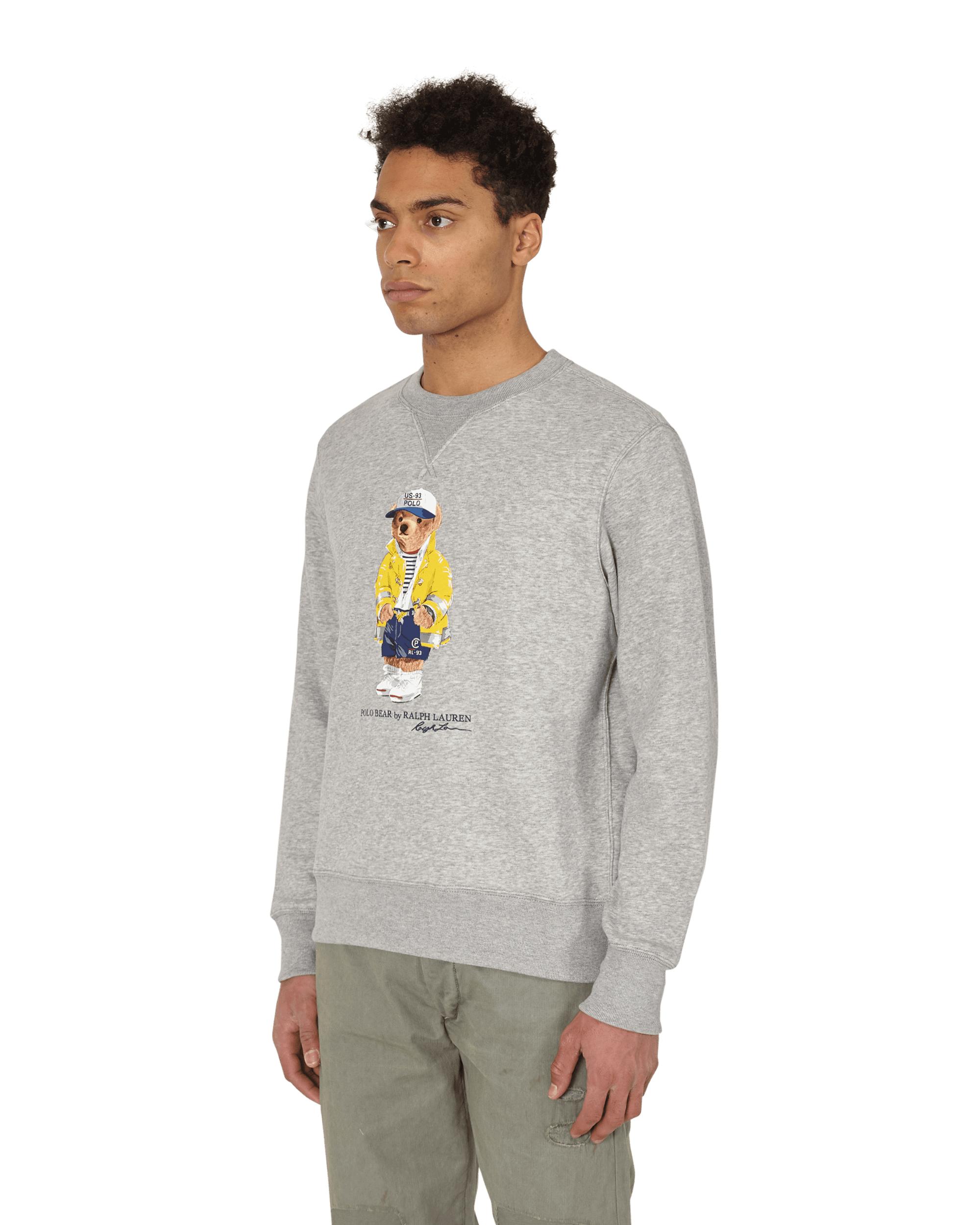 Polo Ralph Lauren Teddy Bear Logo Print Sweatshirt in Grey for Men | Lyst  Australia