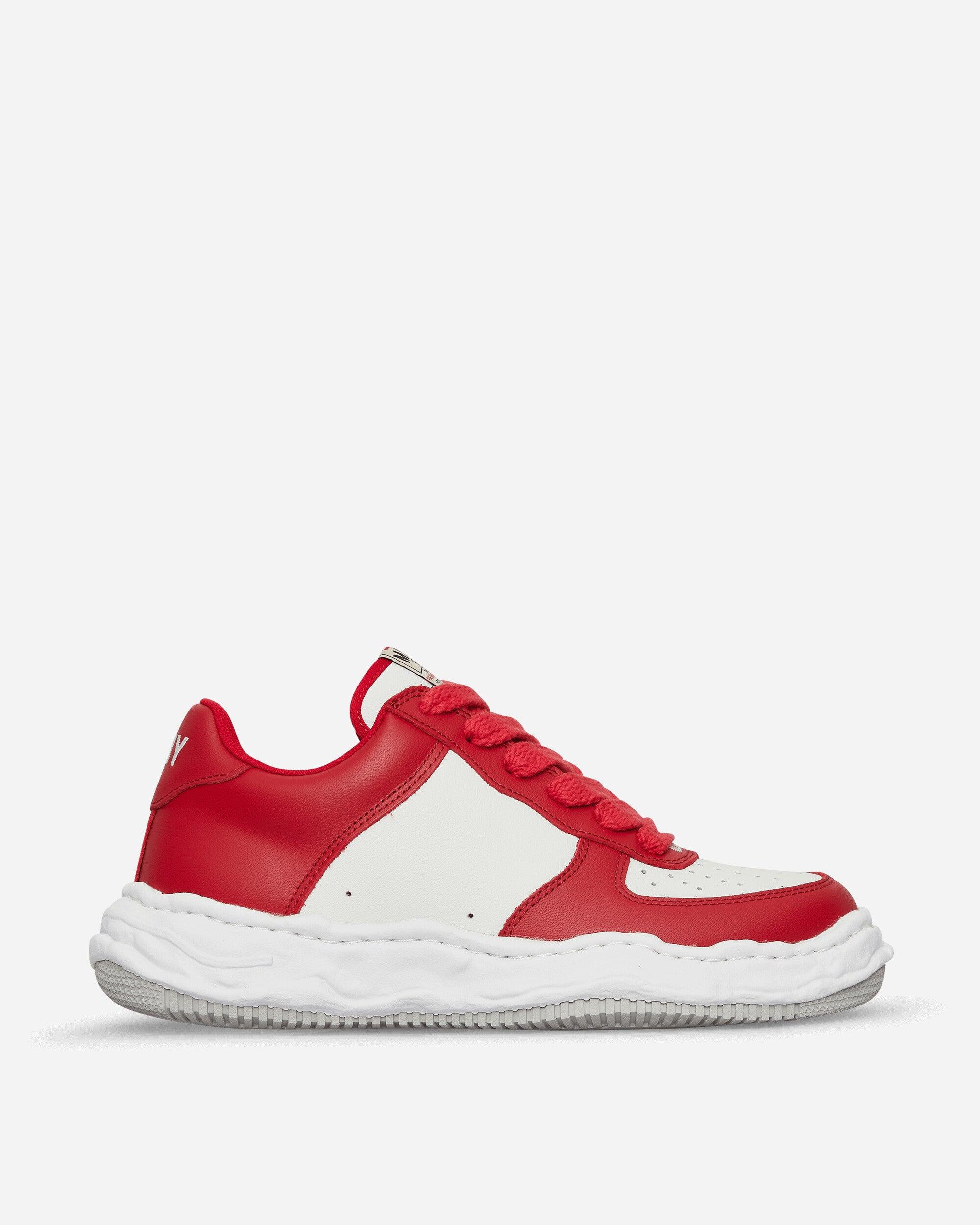Maison Mihara Yasuhiro Wayne Og Sole Leather Sneakers in Red for Men | Lyst