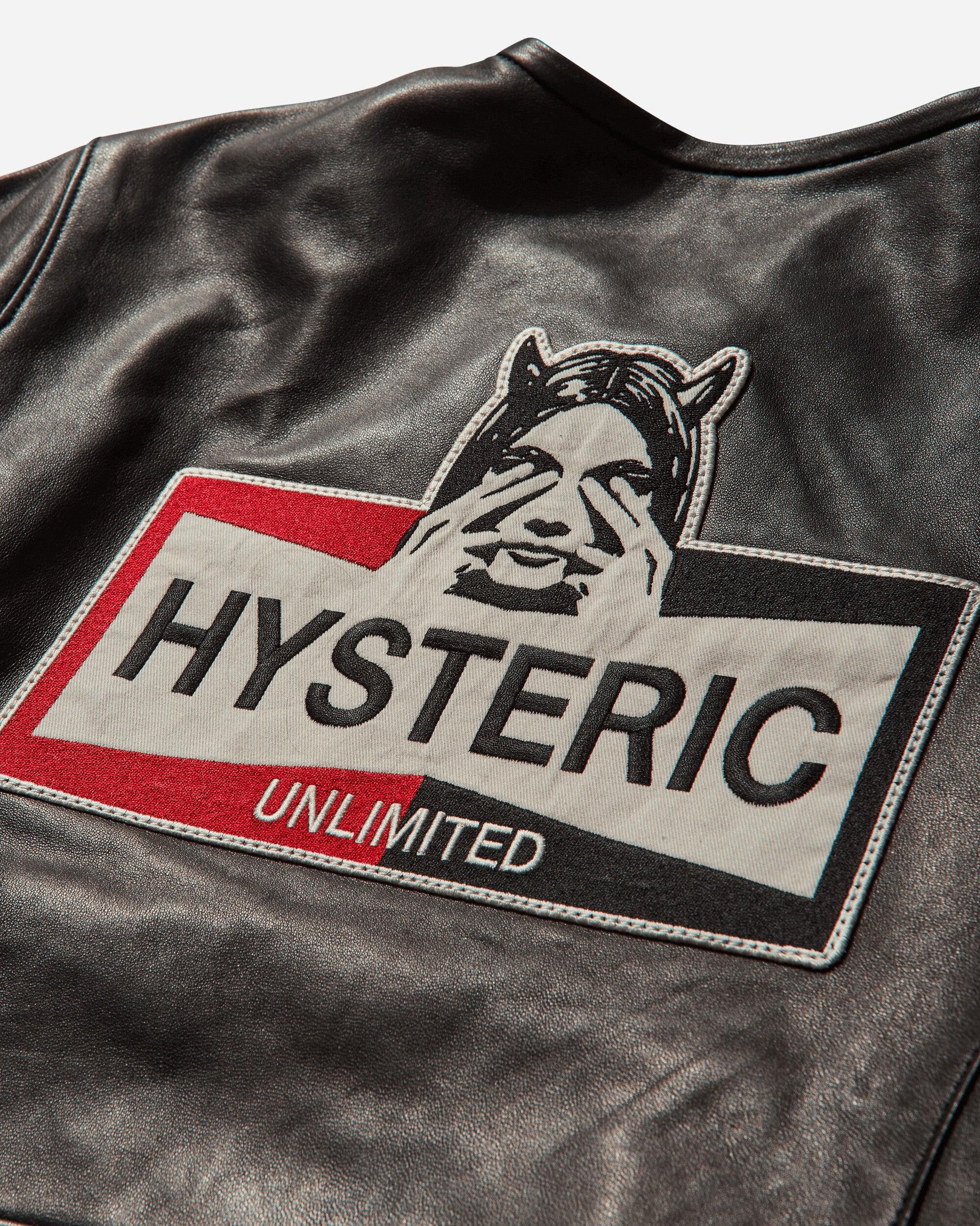 Hysteric Glamour S Leather Moto Jacket in Black | Lyst UK