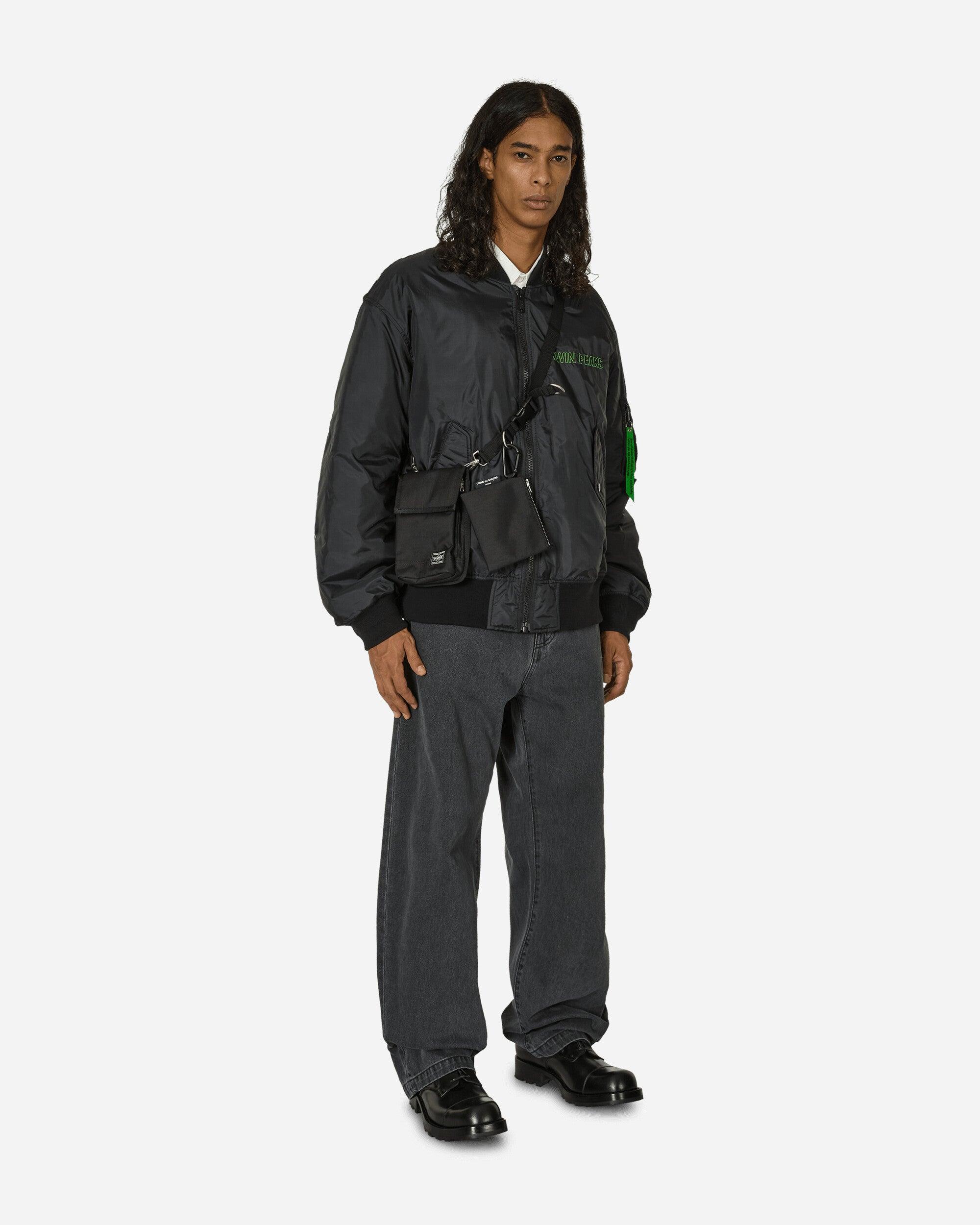 Undercover Twin Peaks Nylon Ma-1 Jacket in Black for Men | Lyst