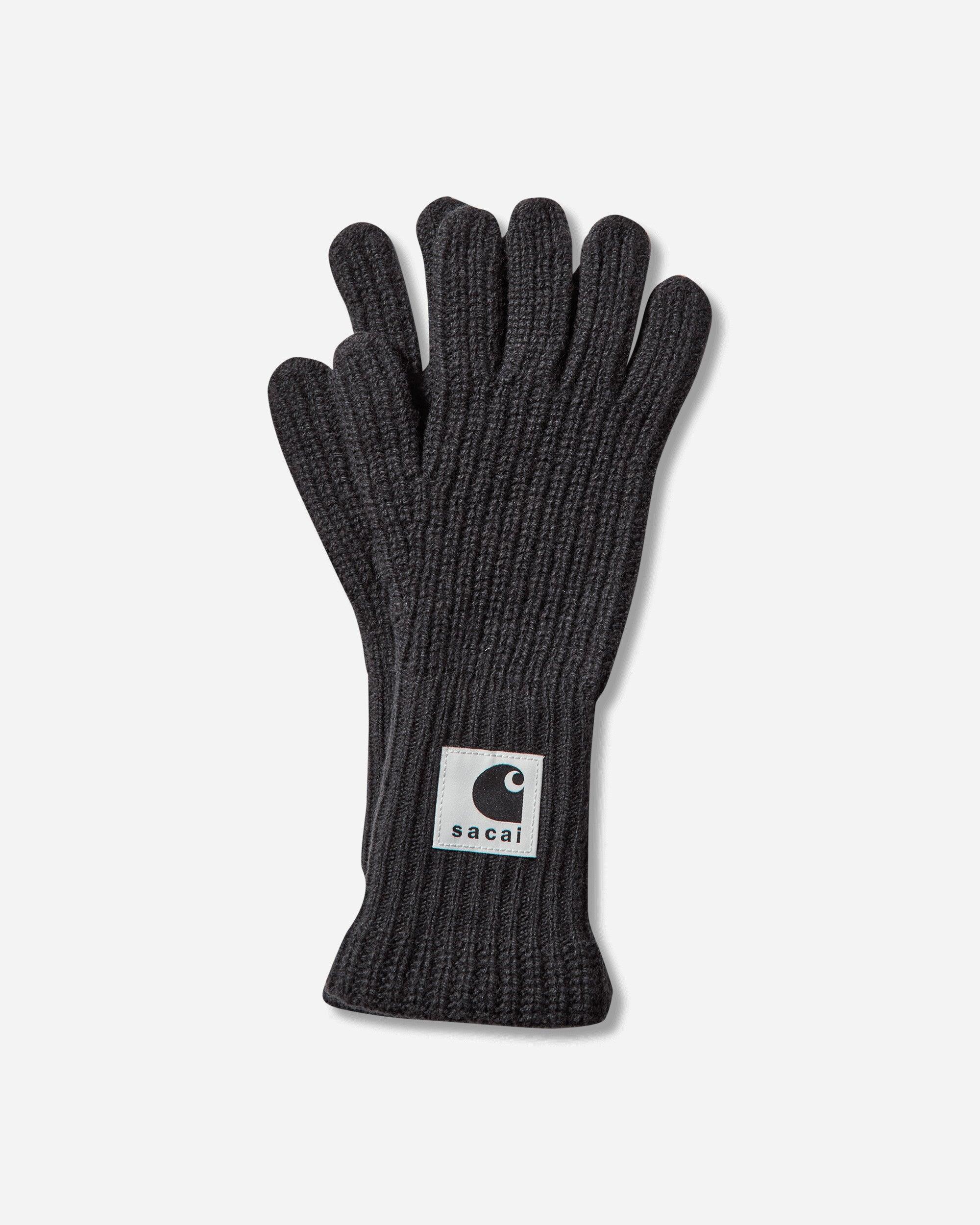 Sacai Carhartt Wip Wool Knit Gloves in Black for Men | Lyst