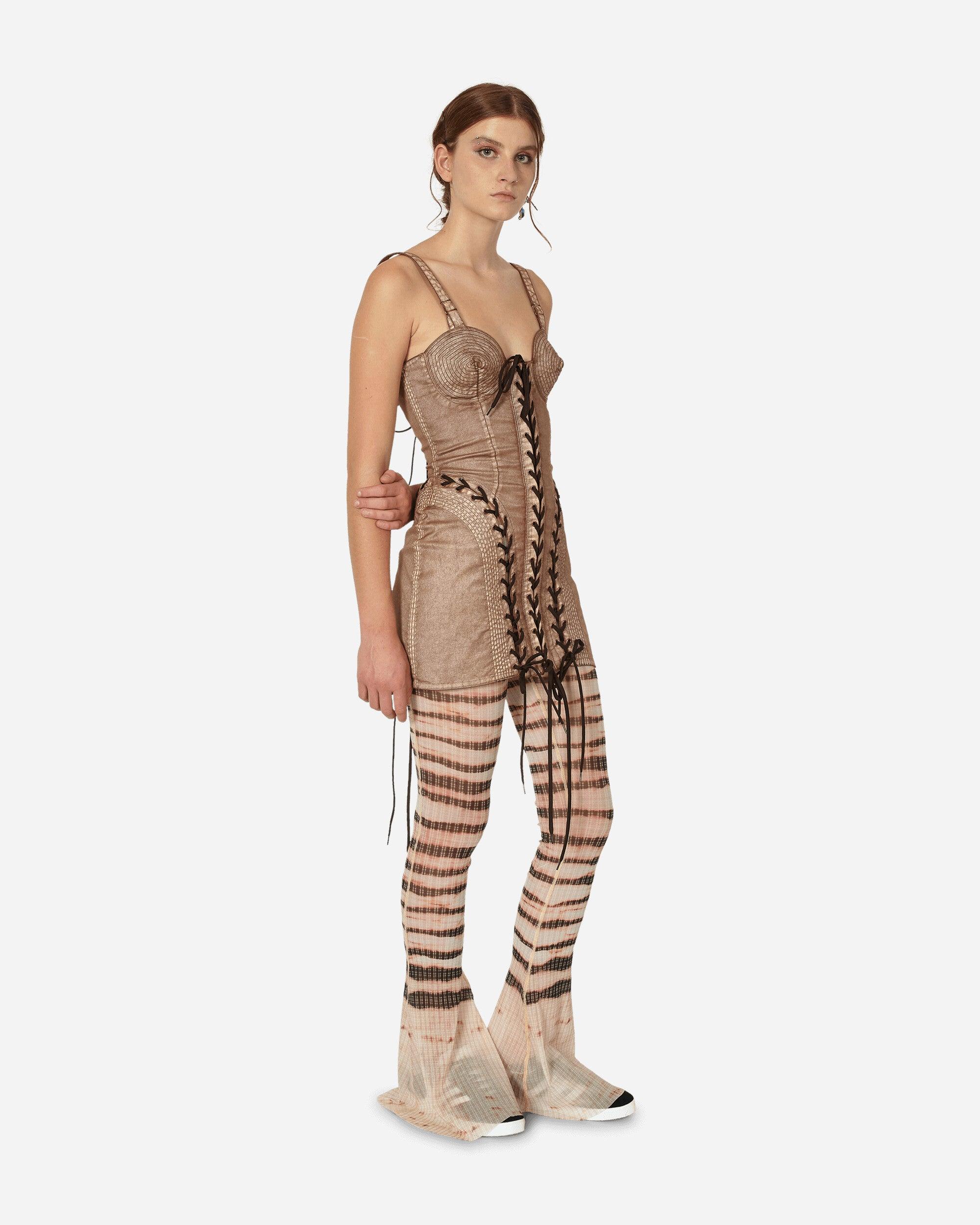 with jean brown corset dress Corset Cowgirl Denim Dress - Dark Denim, Large | Hazel and Olive