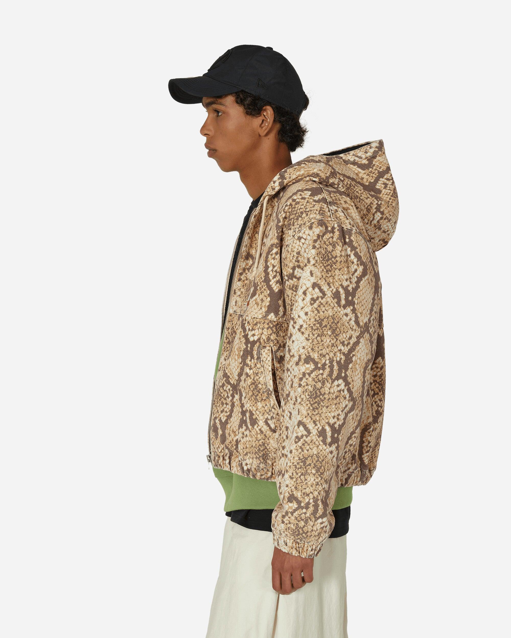Stussy Canvas Insulated Work Jacket Python in Green for Men | Lyst UK
