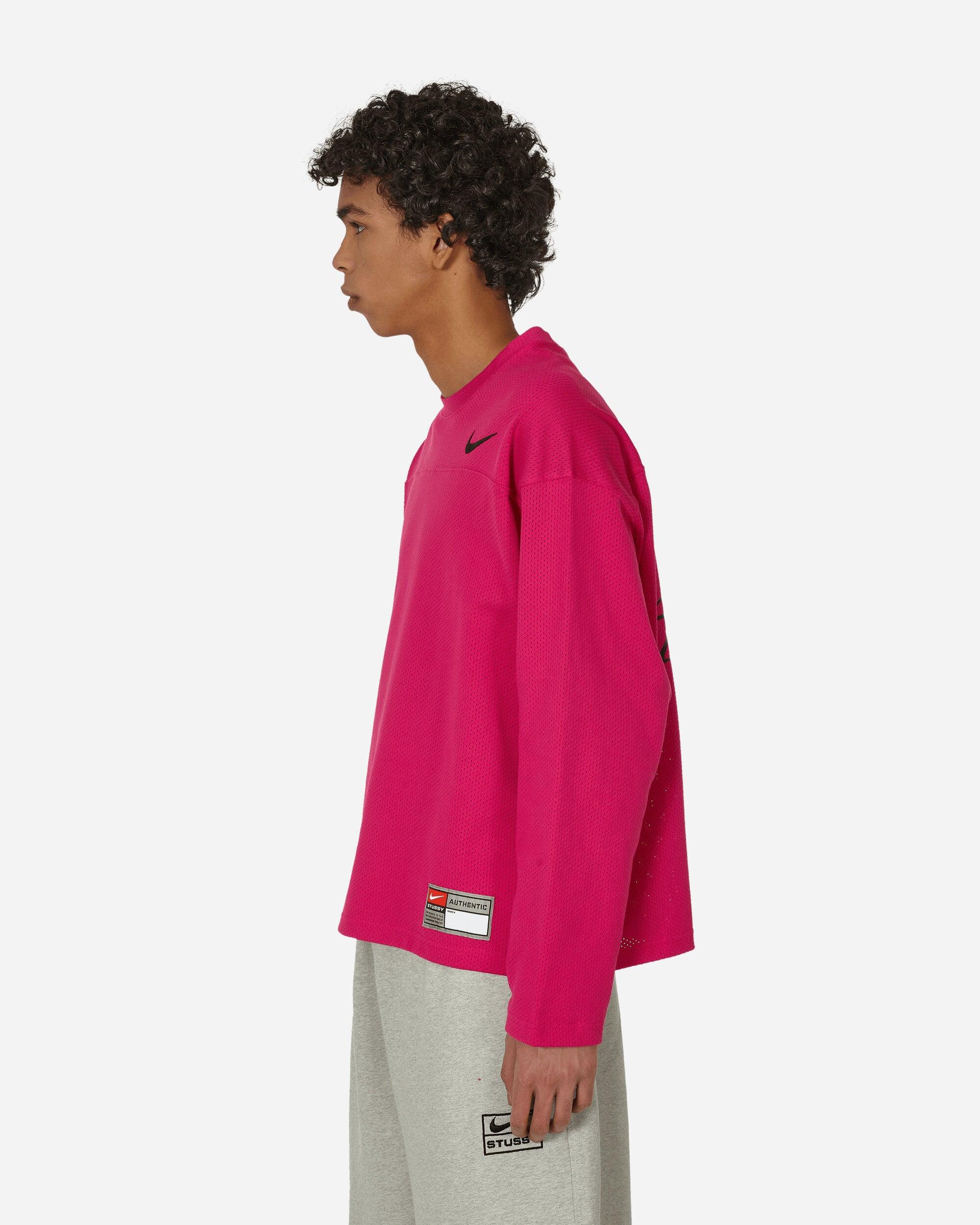 Nike Stüssy Longsleeve T-shirt Fireberry in Pink for Men | Lyst