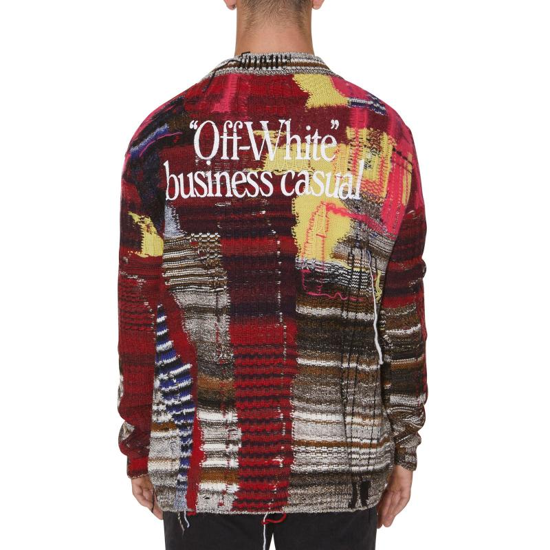Off-White c/o Virgil Abloh Cotton Business Casual Sweater for Men 