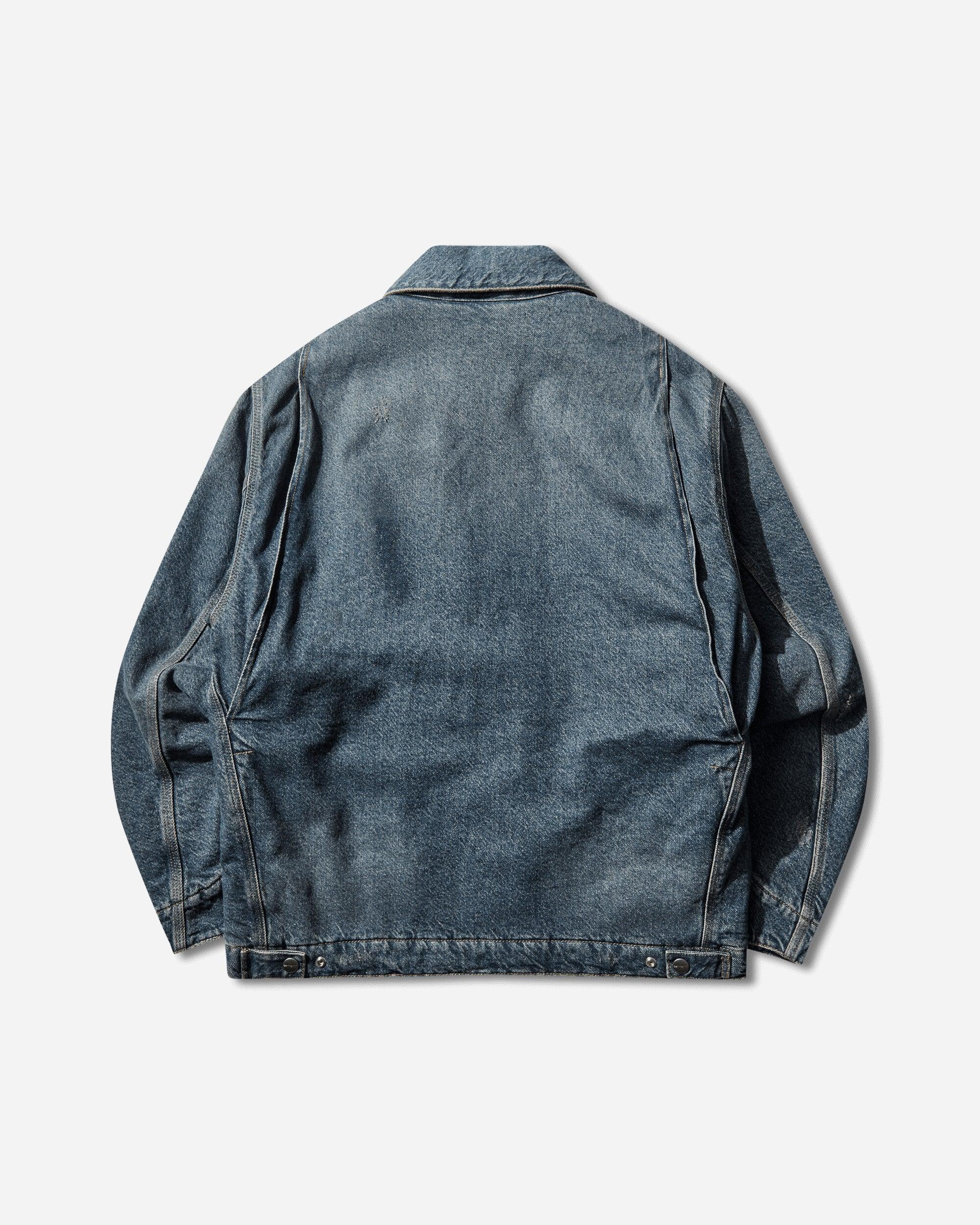 Carhartt Og Detroit Jacket (Grind Washed) in Blue for Men | Lyst
