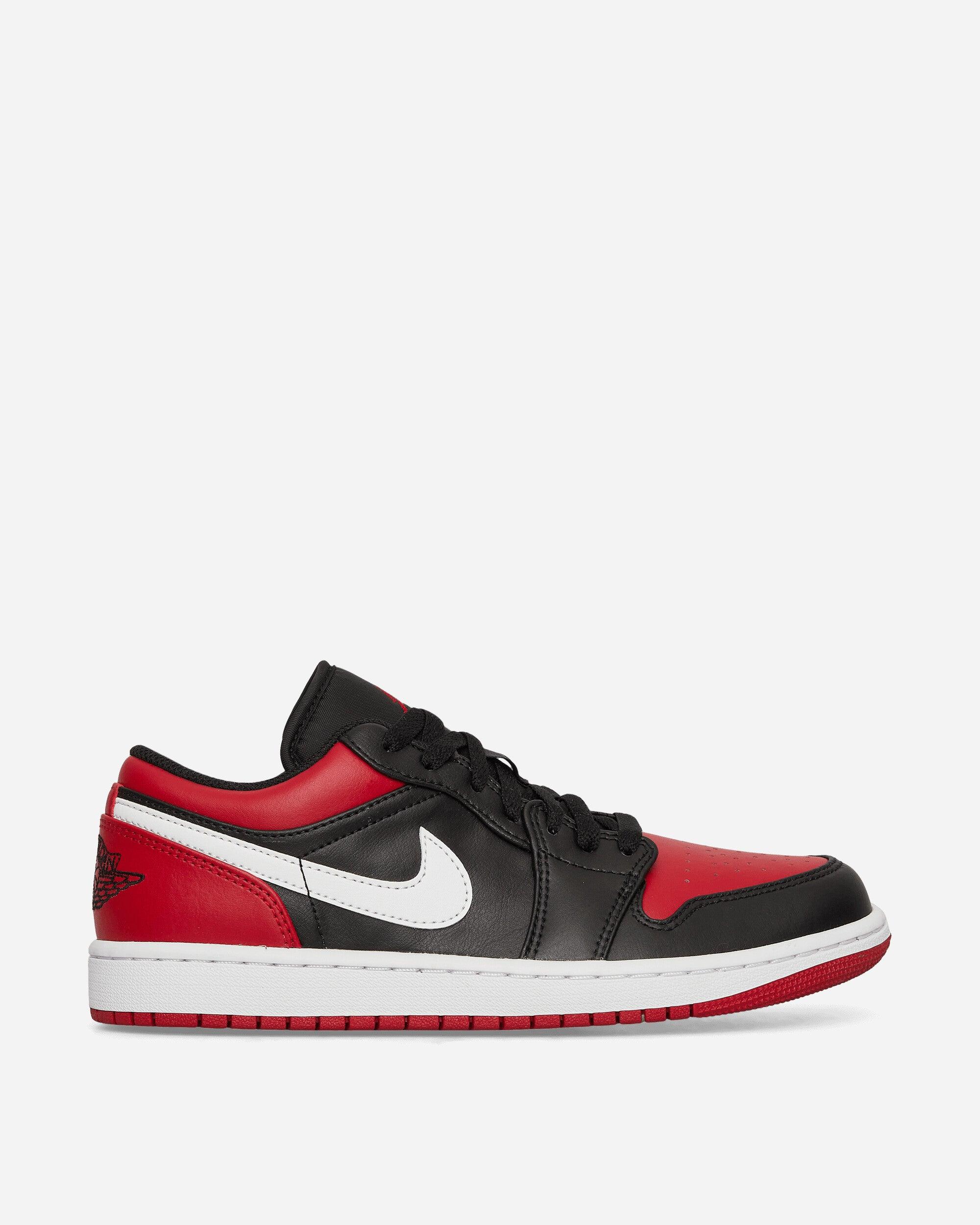 Nike Air Jordan 1 Low Sneakers Black / Gym Red / White for Men | Lyst