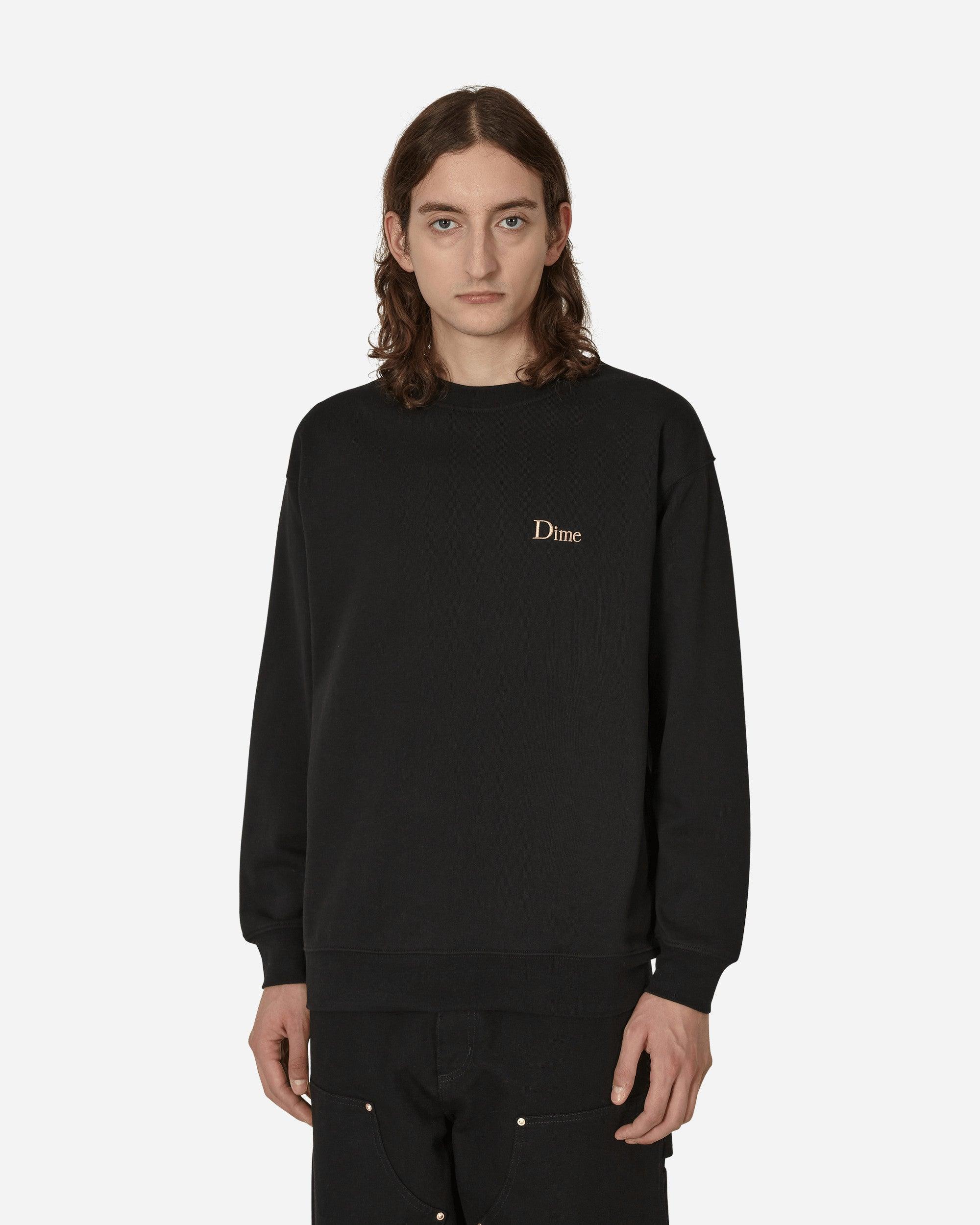 Dime Classic Small Logo Crewneck Sweatshirt in Black for Men | Lyst