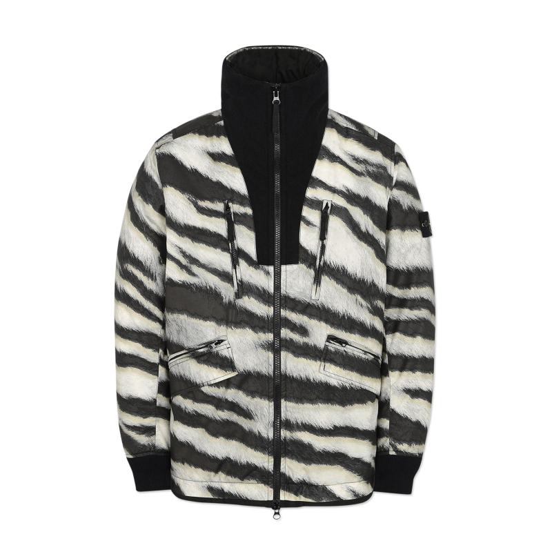 Stone Island Wool White Tiger Camouflage Jacket for Men - Lyst