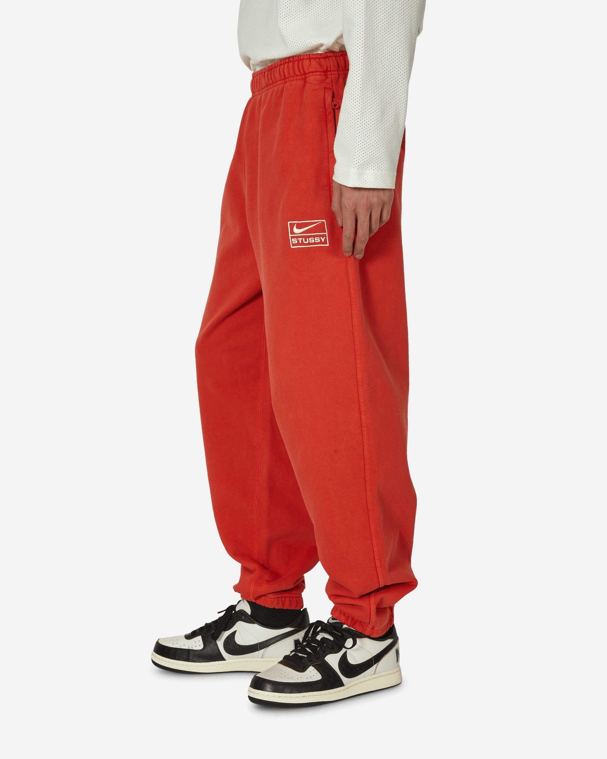 Nike St ssy Fleece Pants Habanero Red for Men Lyst