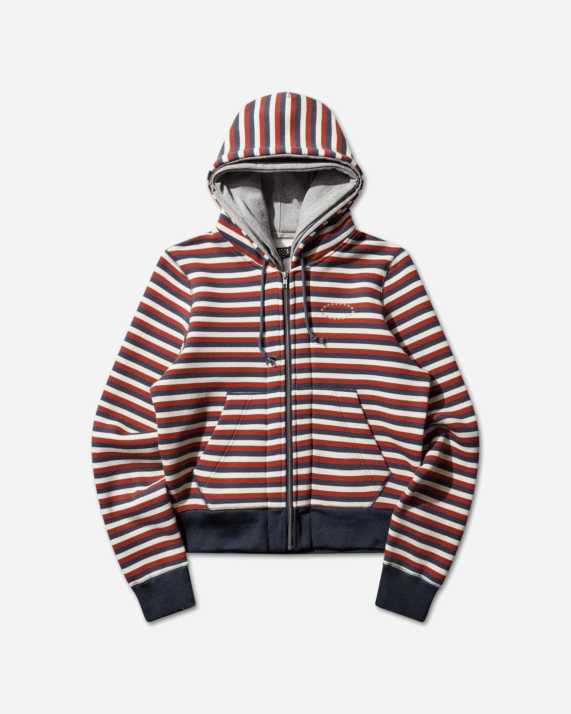 AFB Double Laye Zip Up Hoodie in Red for Men | Lyst
