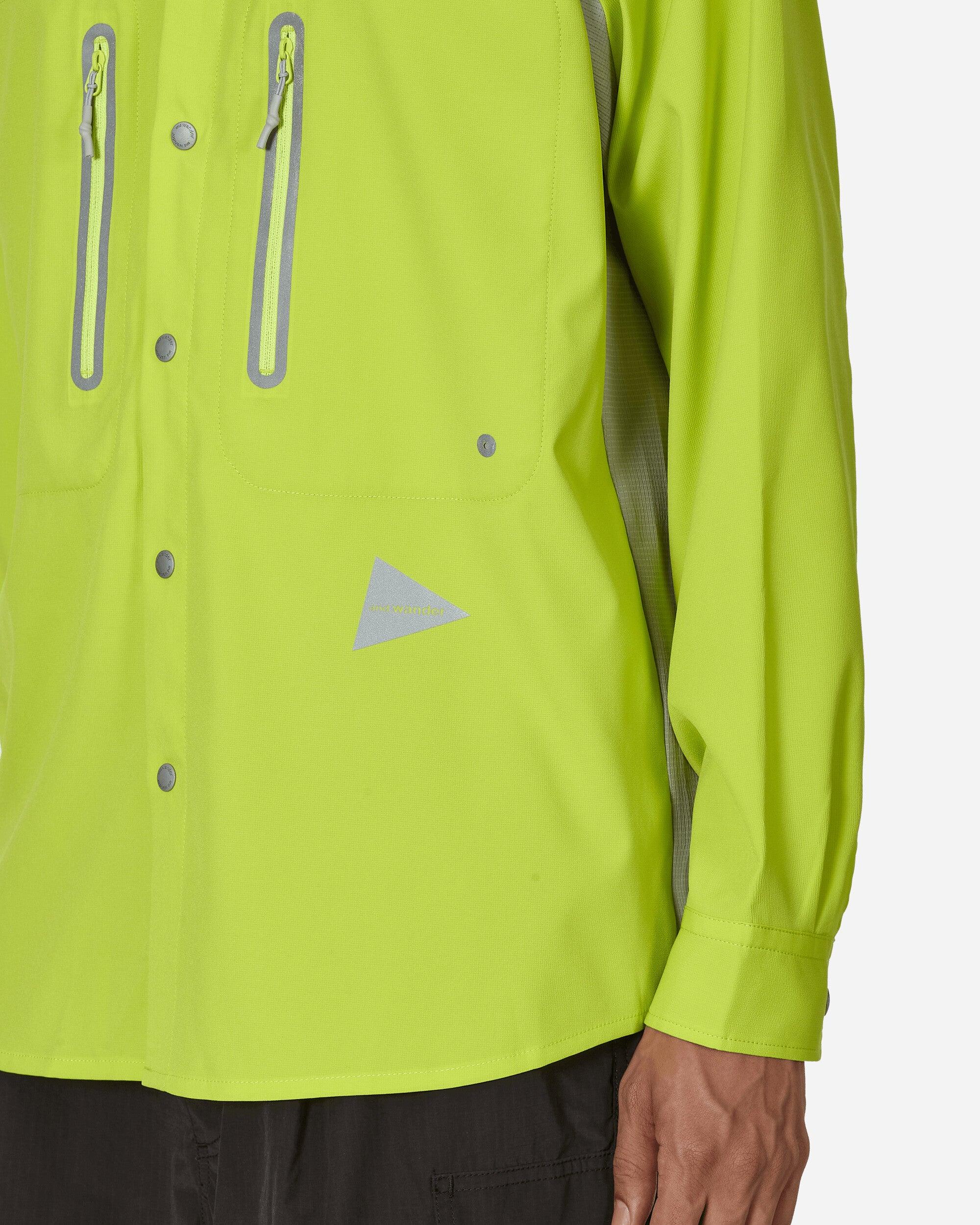 and wander Tech Longsleeve Shirt in Green for Men | Lyst