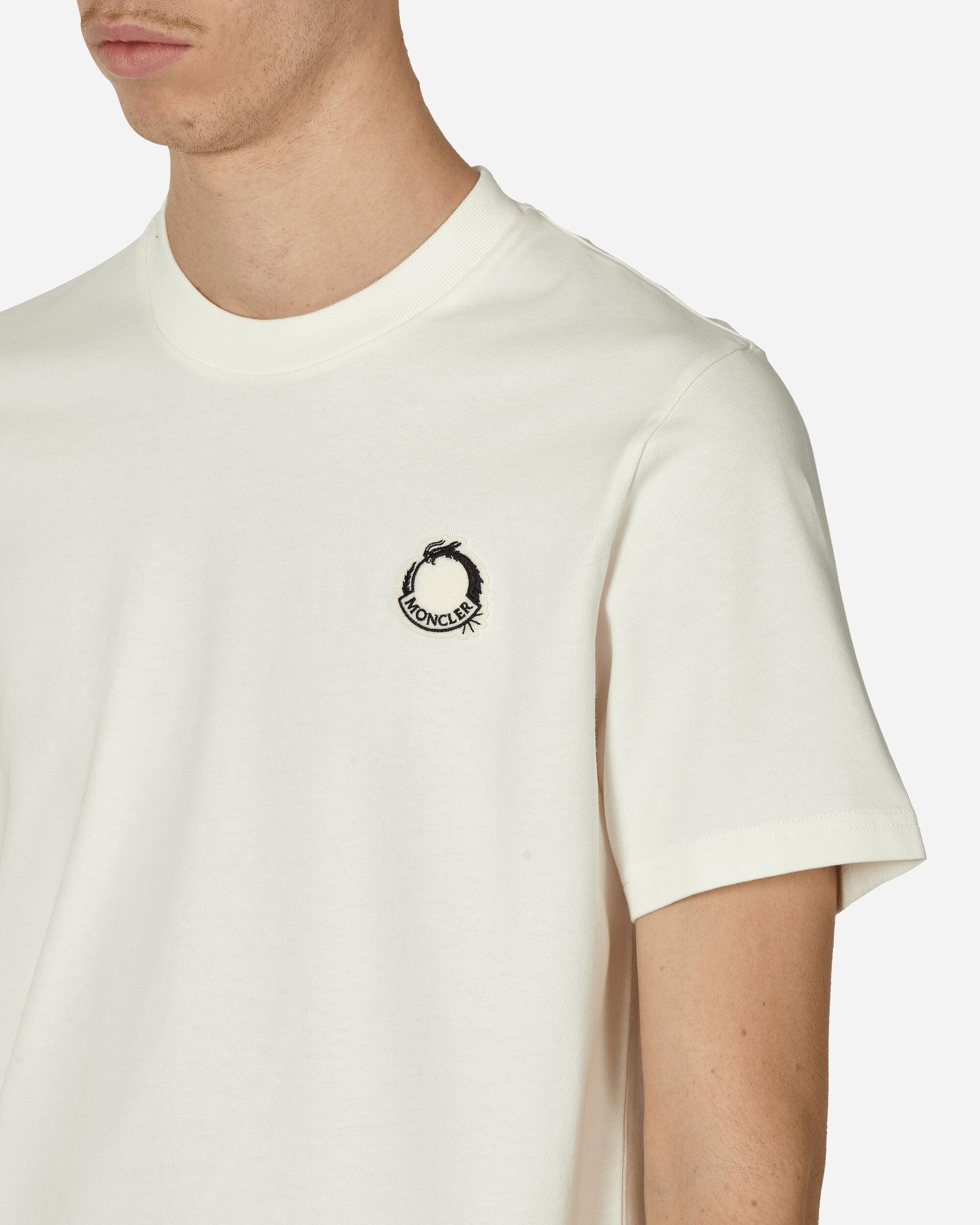 moncler t shirt logo patch