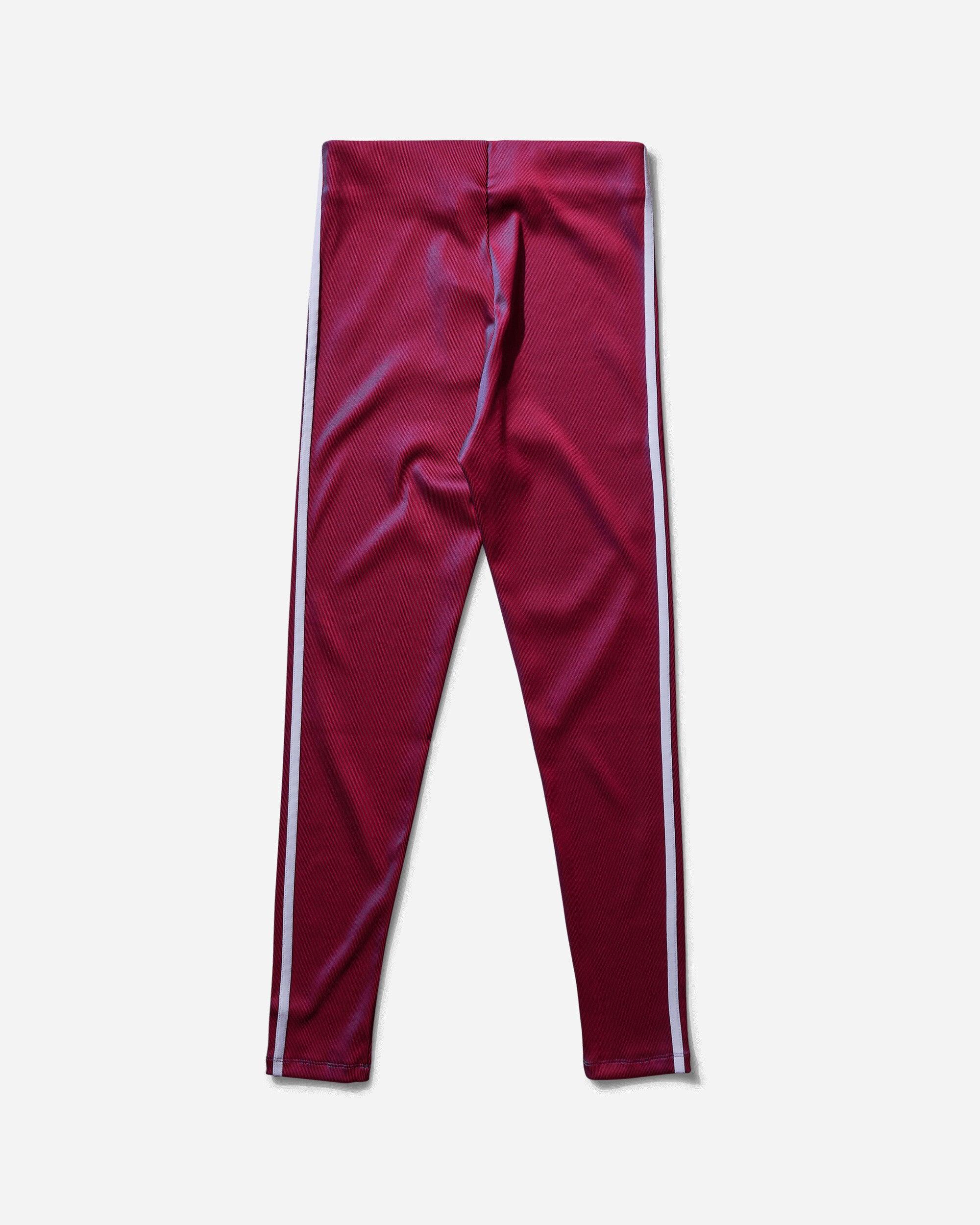 adidas leggings red stripe