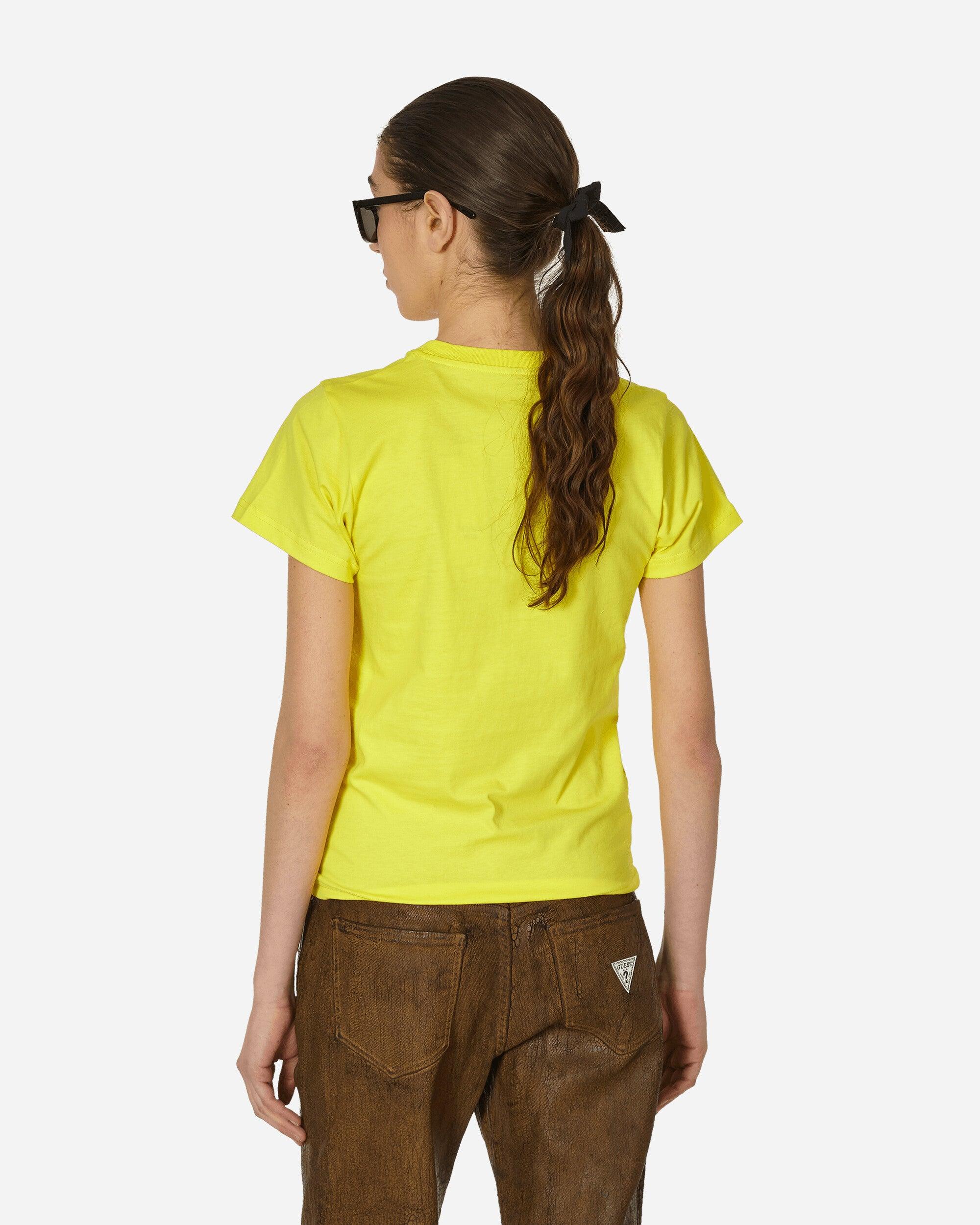 Martine Rose Shrunken T-shirt Acid in Yellow | Lyst