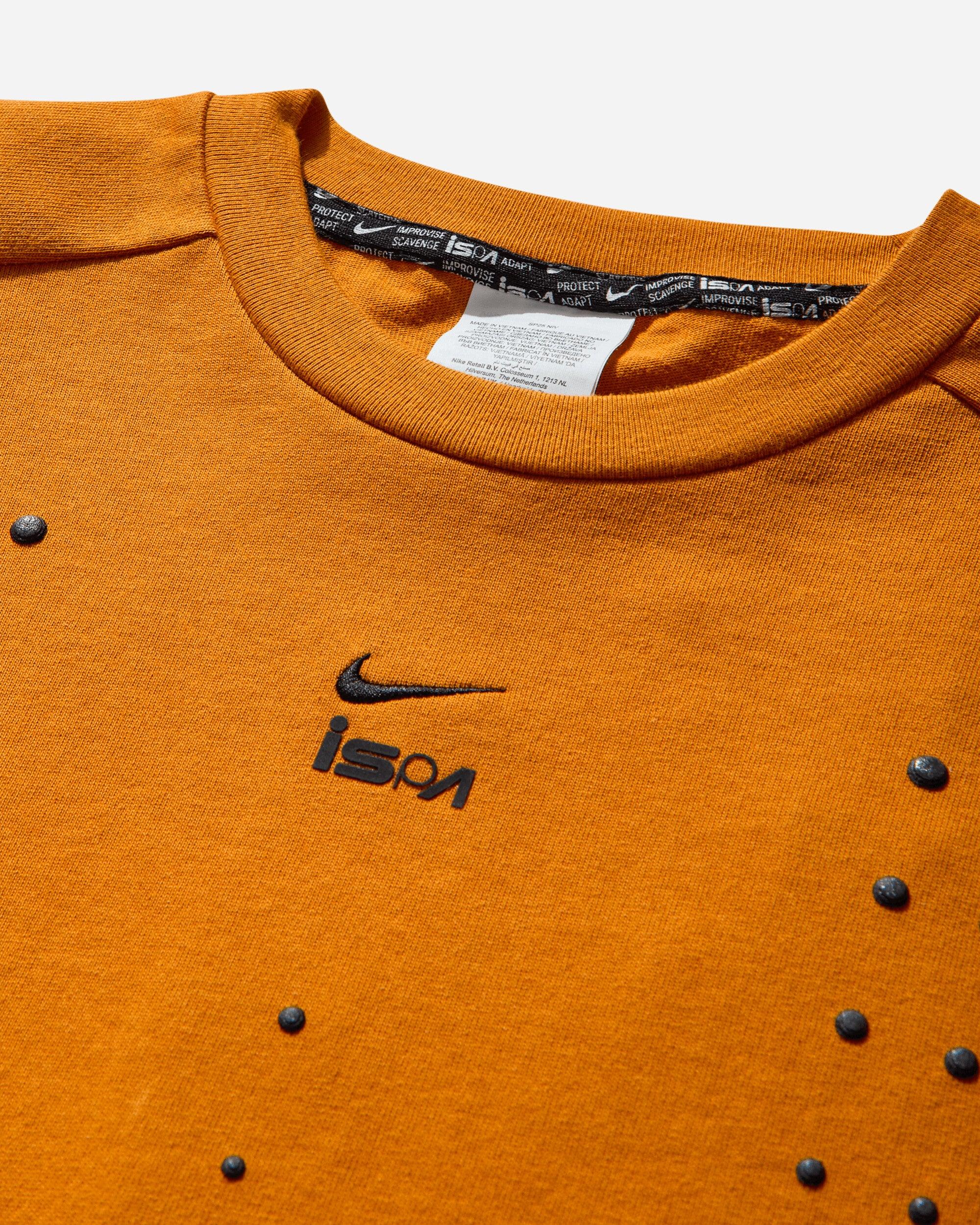 Nike Men S Ispa Protect Sense Longsleeve T-shirt Monarch in Orange 