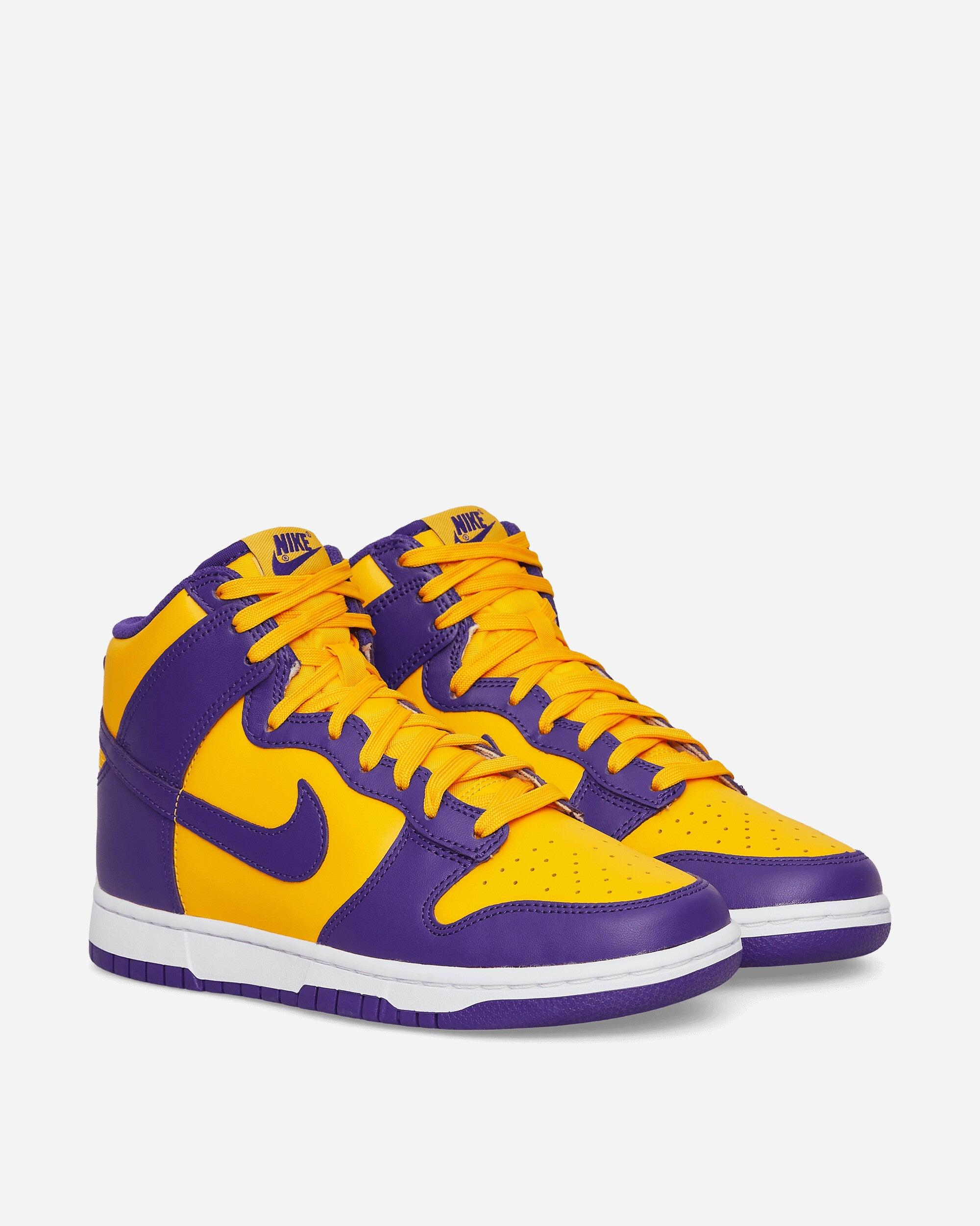 Nike Dunk High Retro Sneakers University Gold / Court in Purple