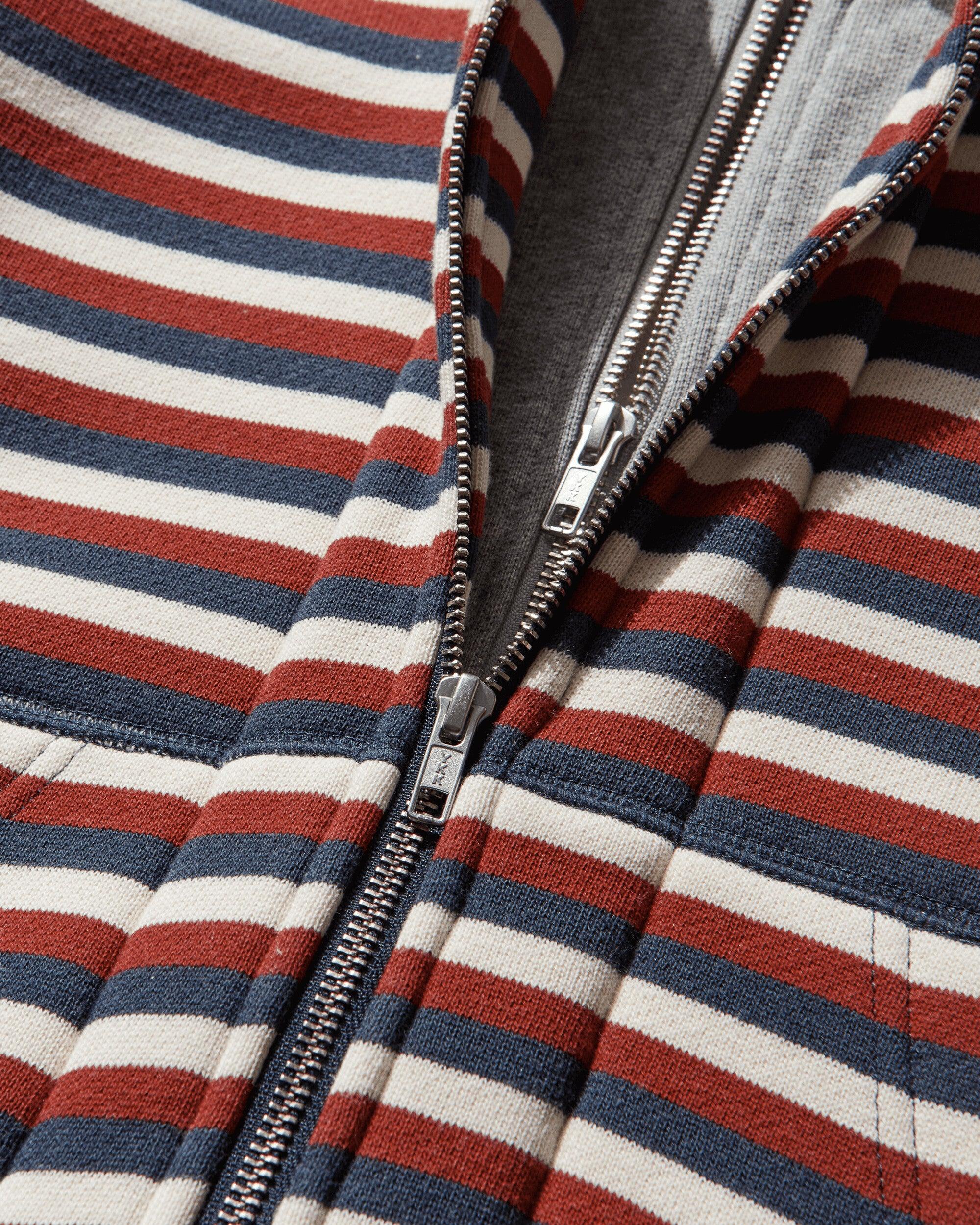 AFB Double Laye Zip Up Hoodie in Red for Men | Lyst UK