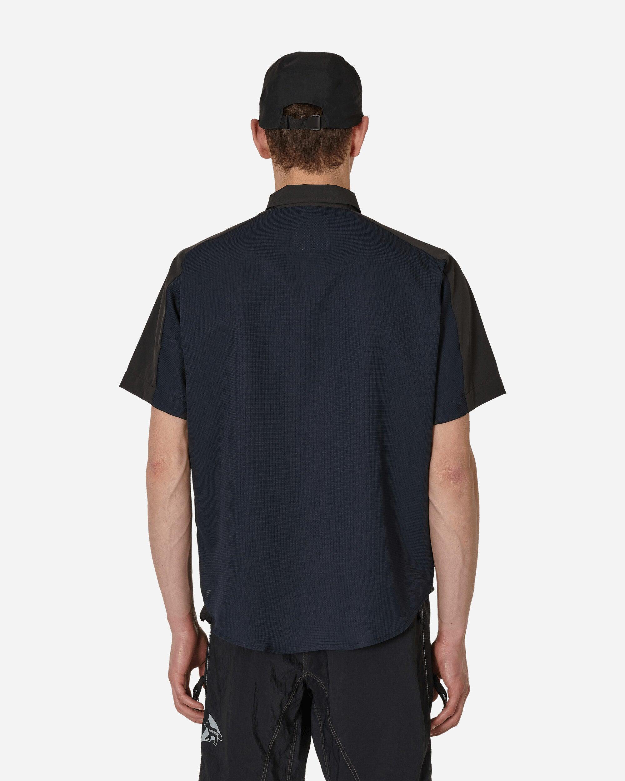 and wander Maison Kitsuné Hiking Shirt in Black for Men | Lyst