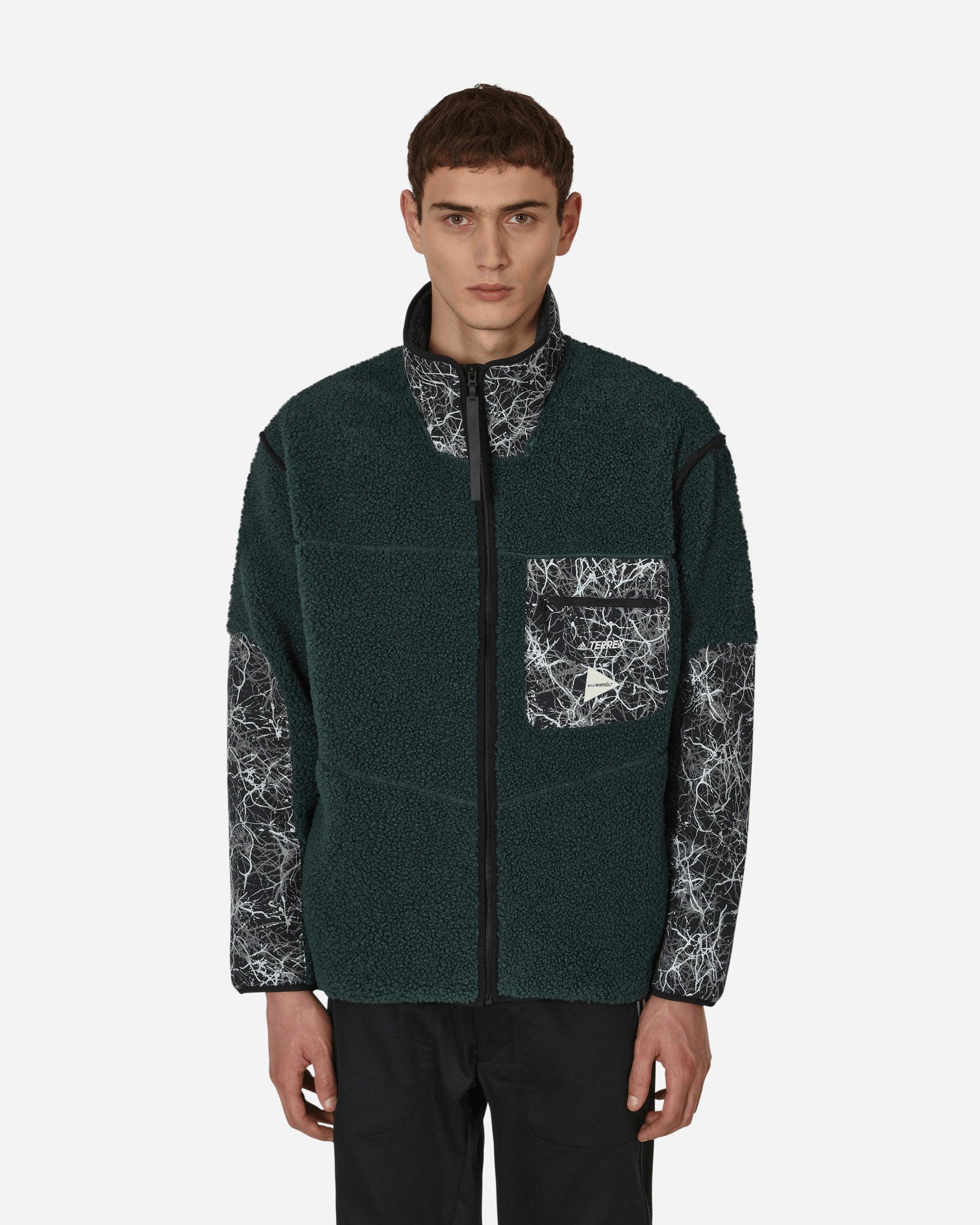 adidas Originals Terrex X And Wander Fleece Jacket in Green for Men | Lyst
