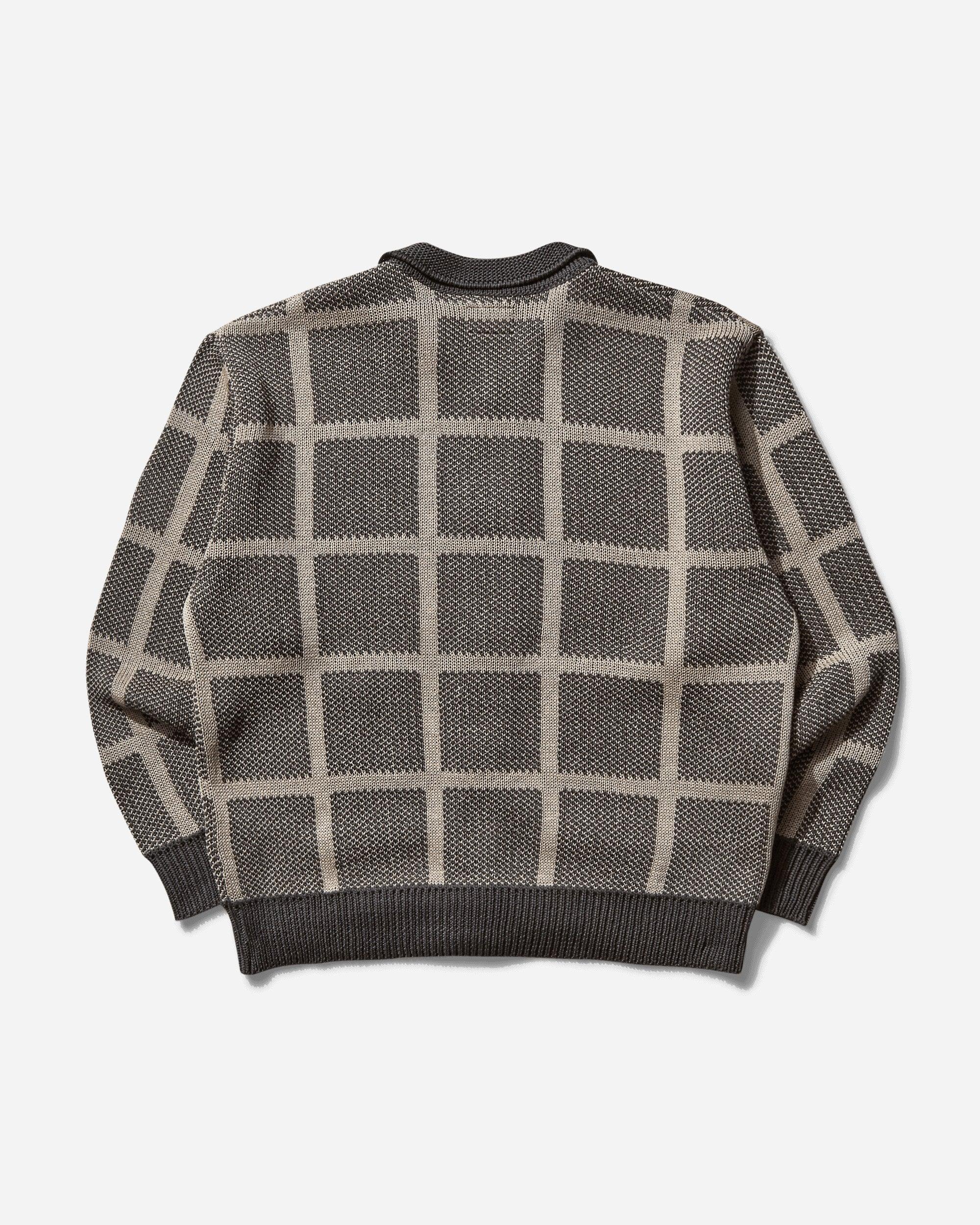 Cav Empt S Grid Loose Knit Cardigan Charcoal in Grey for Men 