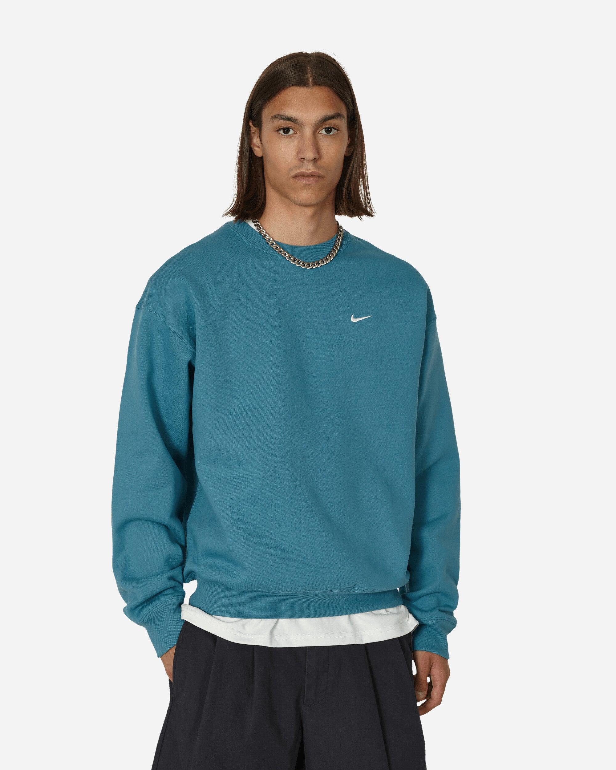 Nike Solo Swoosh Crewneck Sweatshirt Noise Aqua in Blue for Men | Lyst