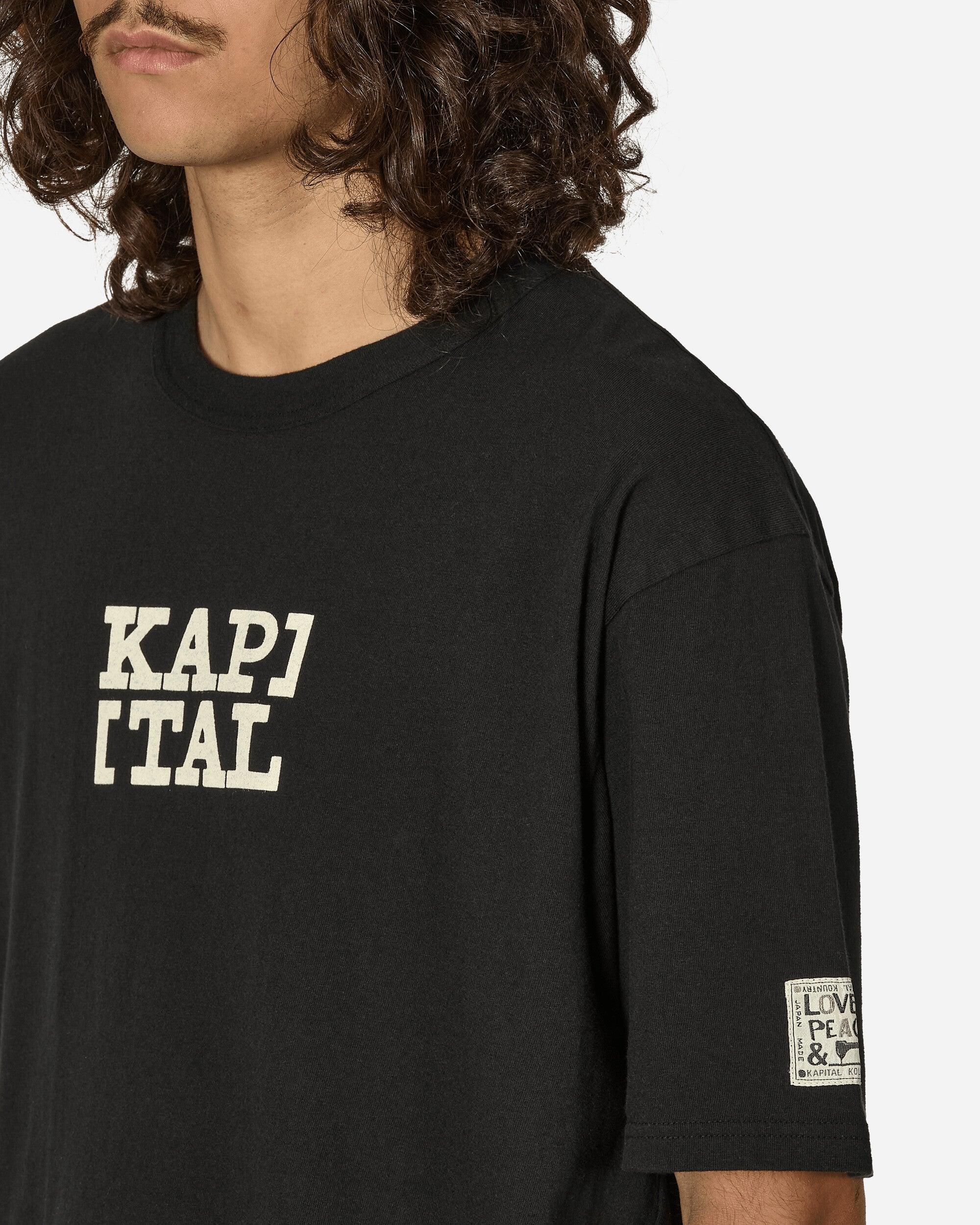 Kapital 20/-Jersey Rookie T-Shirt (Brackets Kap) in Black for Men 