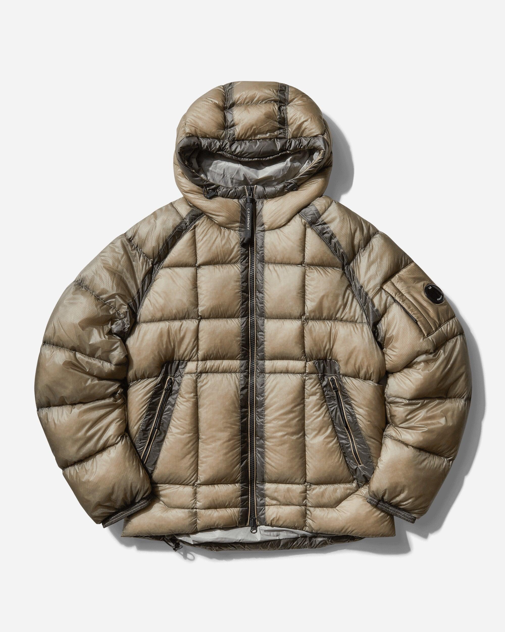 C.P. Company S D.D. Shell Hooded Medium Down Jacket Vintage Khaki in Metallic for Men Lyst UK