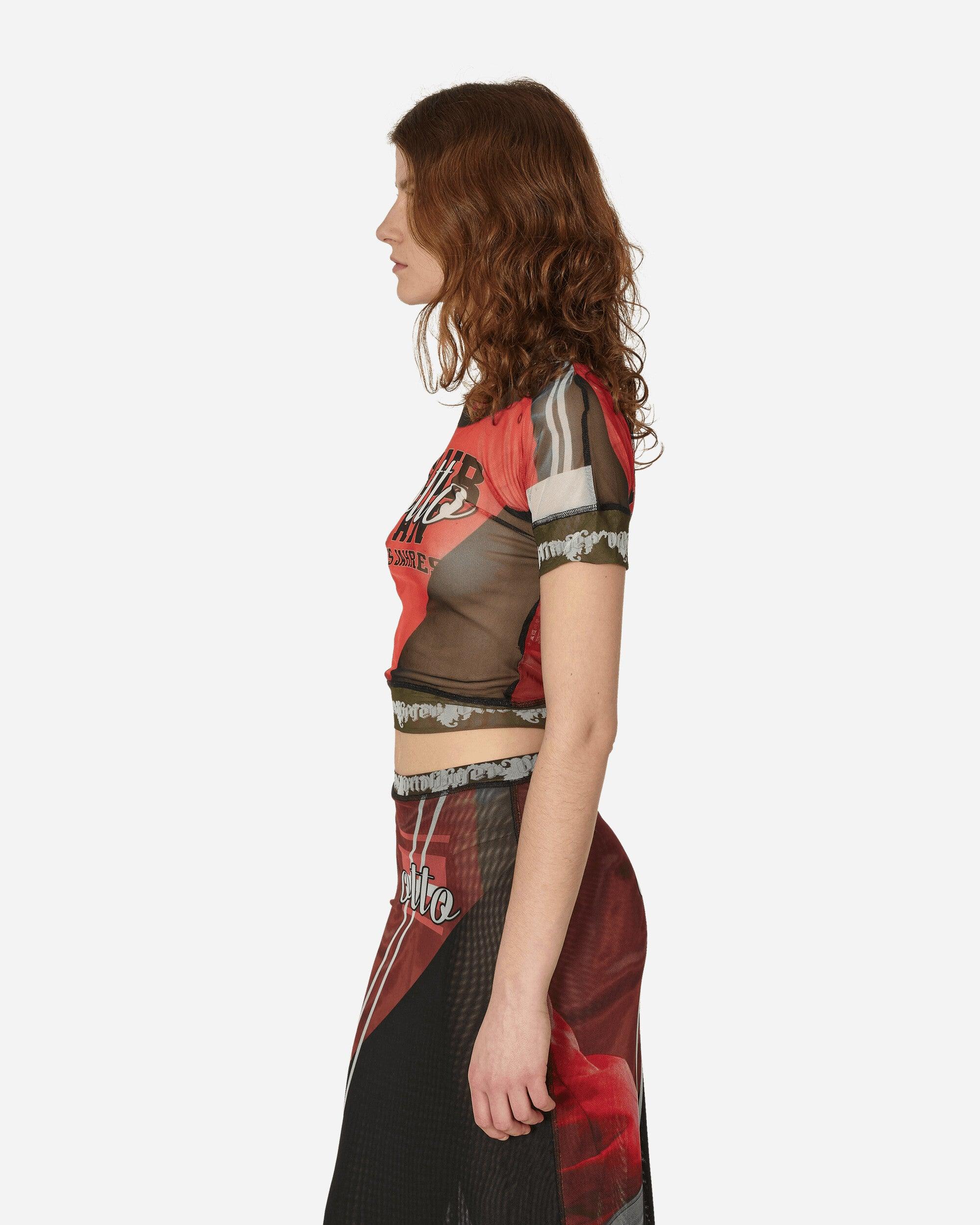 OTTOLINGER Mesh T-shirt Soccer Print in Red | Lyst