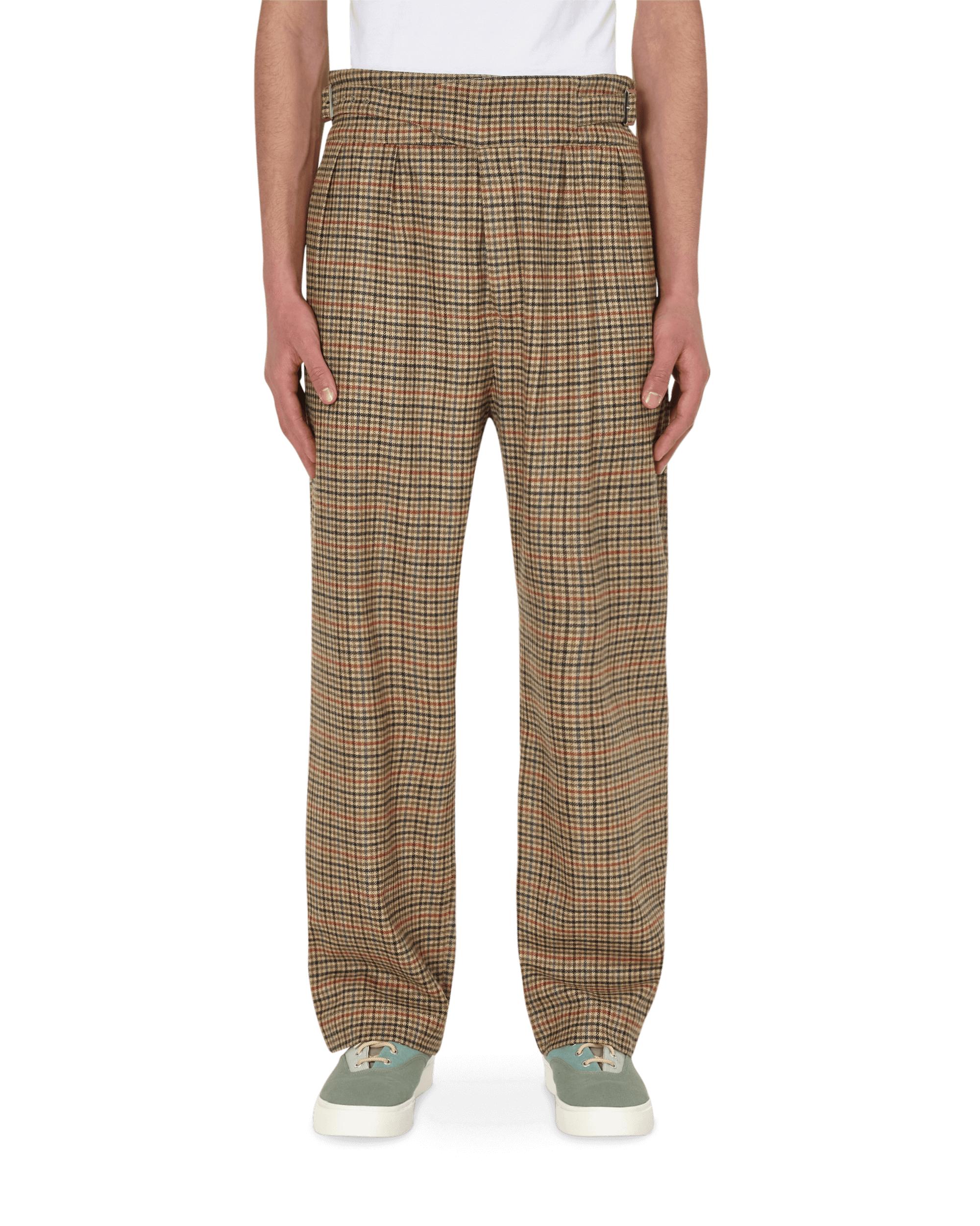 Noah Wool Gurkha Trousers in Khaki 