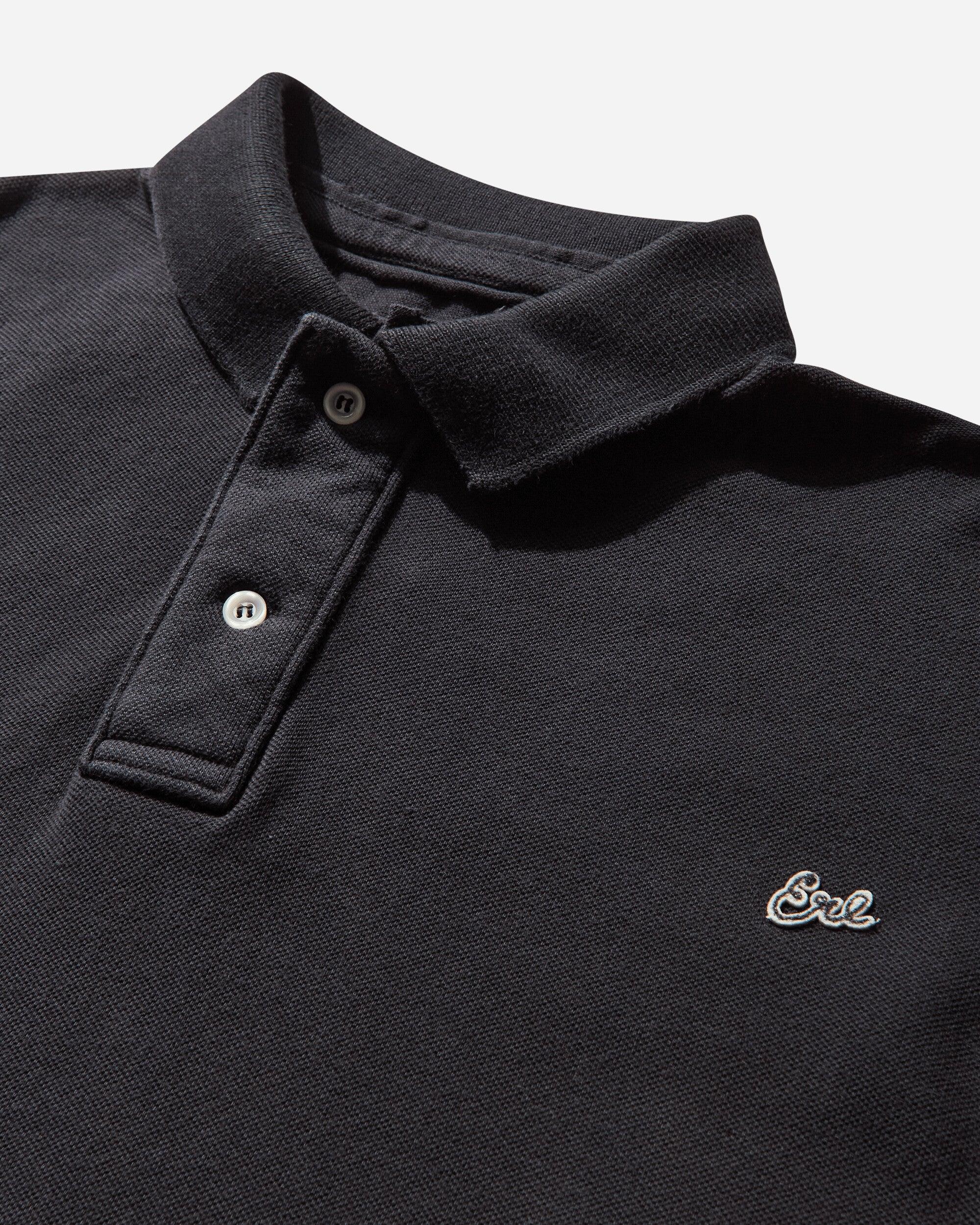 25ss ERL DOUBLE SLEEVE POLO T-SHIRT Sサイズ ERL Black Double Sleeve Polo ERL