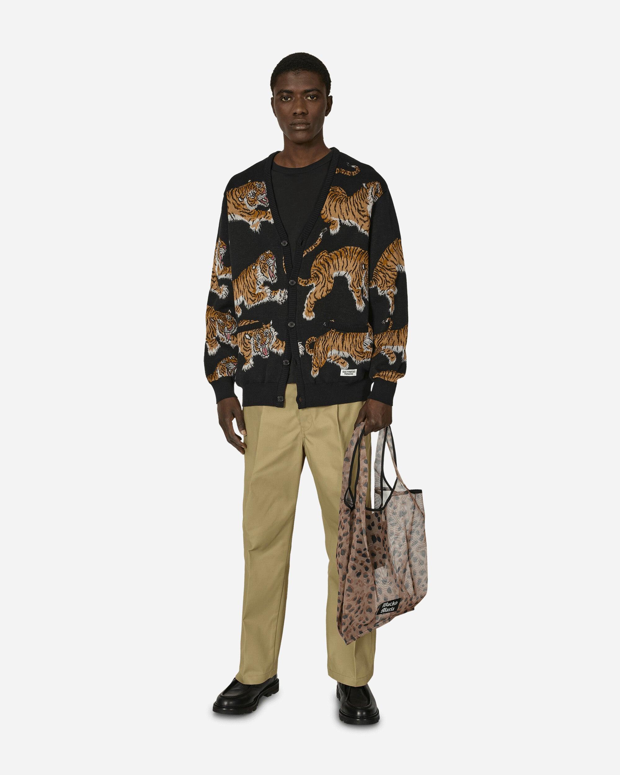 Wacko Maria Tim Lehi Jacquard Cardigan in Black for Men Wacko Maria Tim Lehi Jacquard Cardigan in Black for Men
