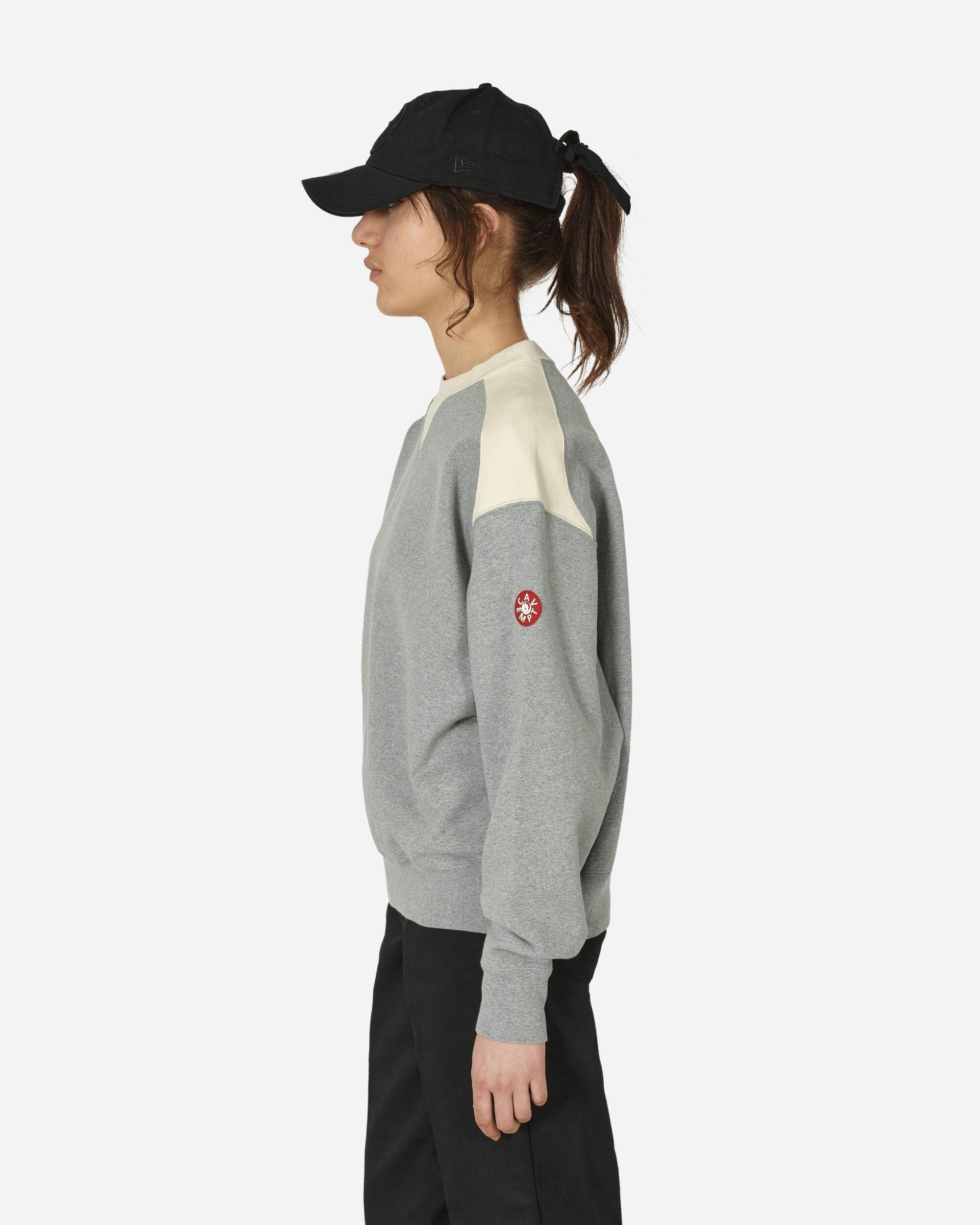 Cav Empt Panel Shoulder Crewneck Sweatshirt in Grey for Men | Lyst UK