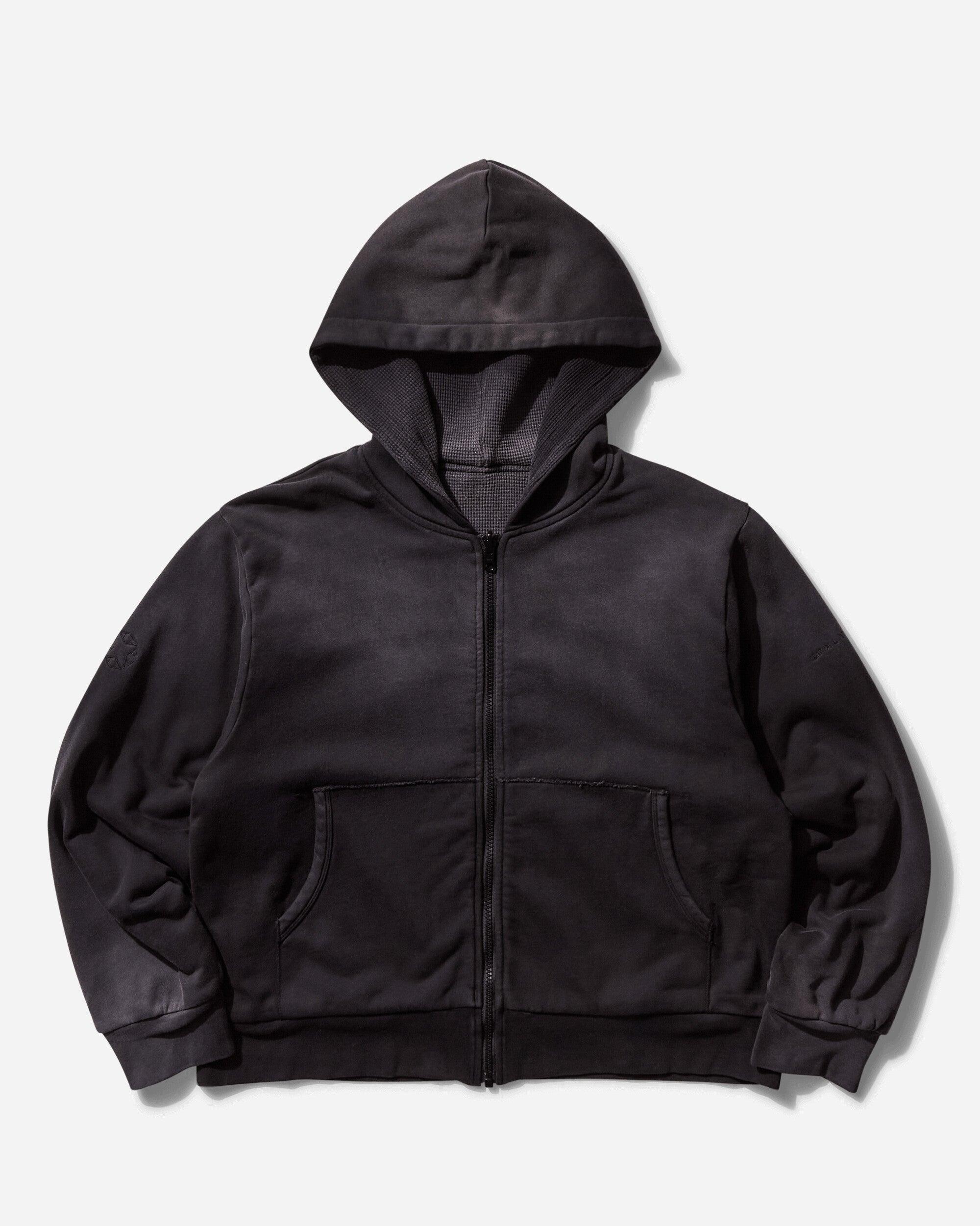 【1017 ALYX 9SM】Men's Garment Dye Boxy Hoodie Washed Brown 1017 ALYX 9SM | GREY BOXY ZIP-UP HOODIE | SWEATSHIRTS