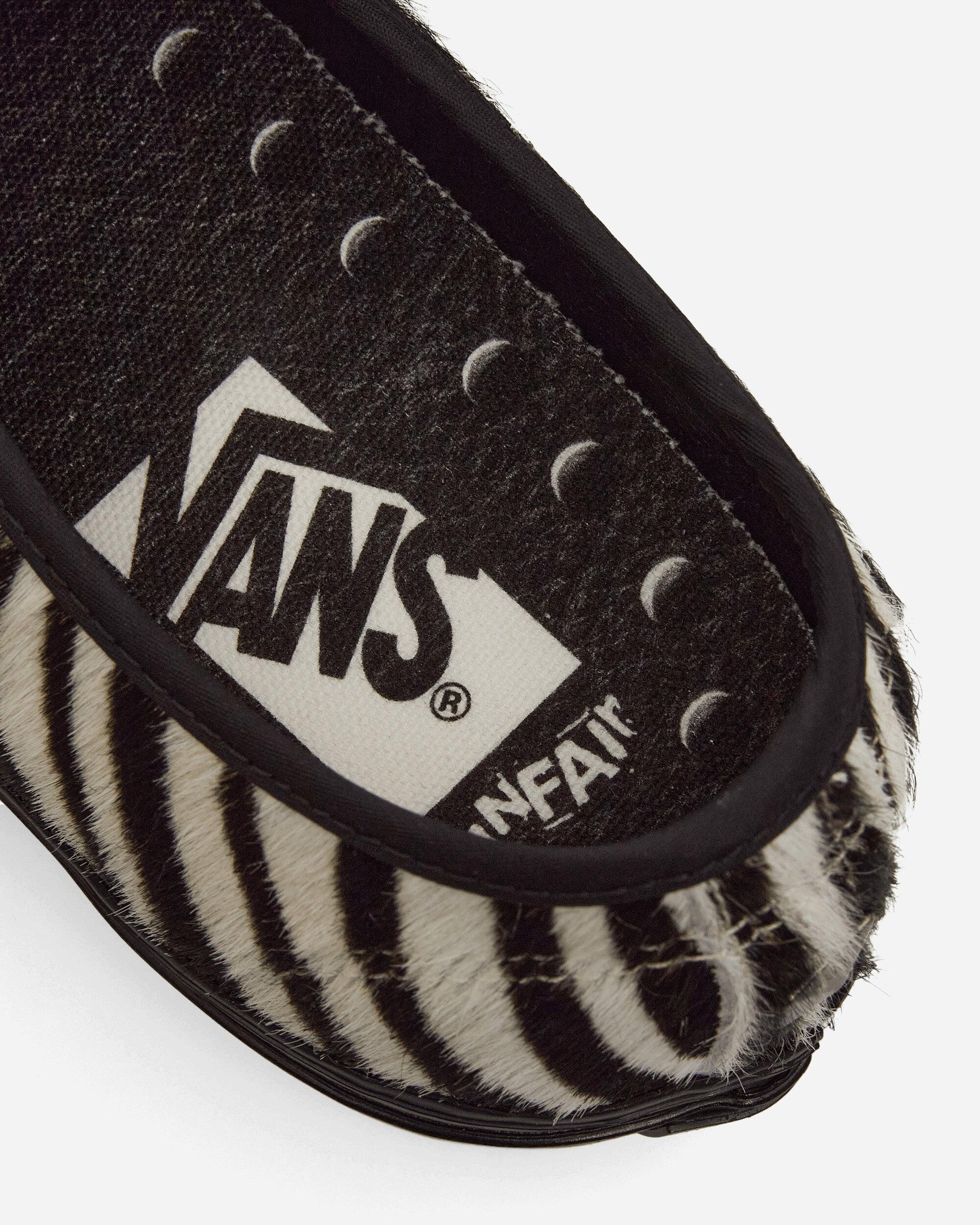 Vans Life Is Unfair Authentic 44 Lx Pony Hair Sneakers Zebra in