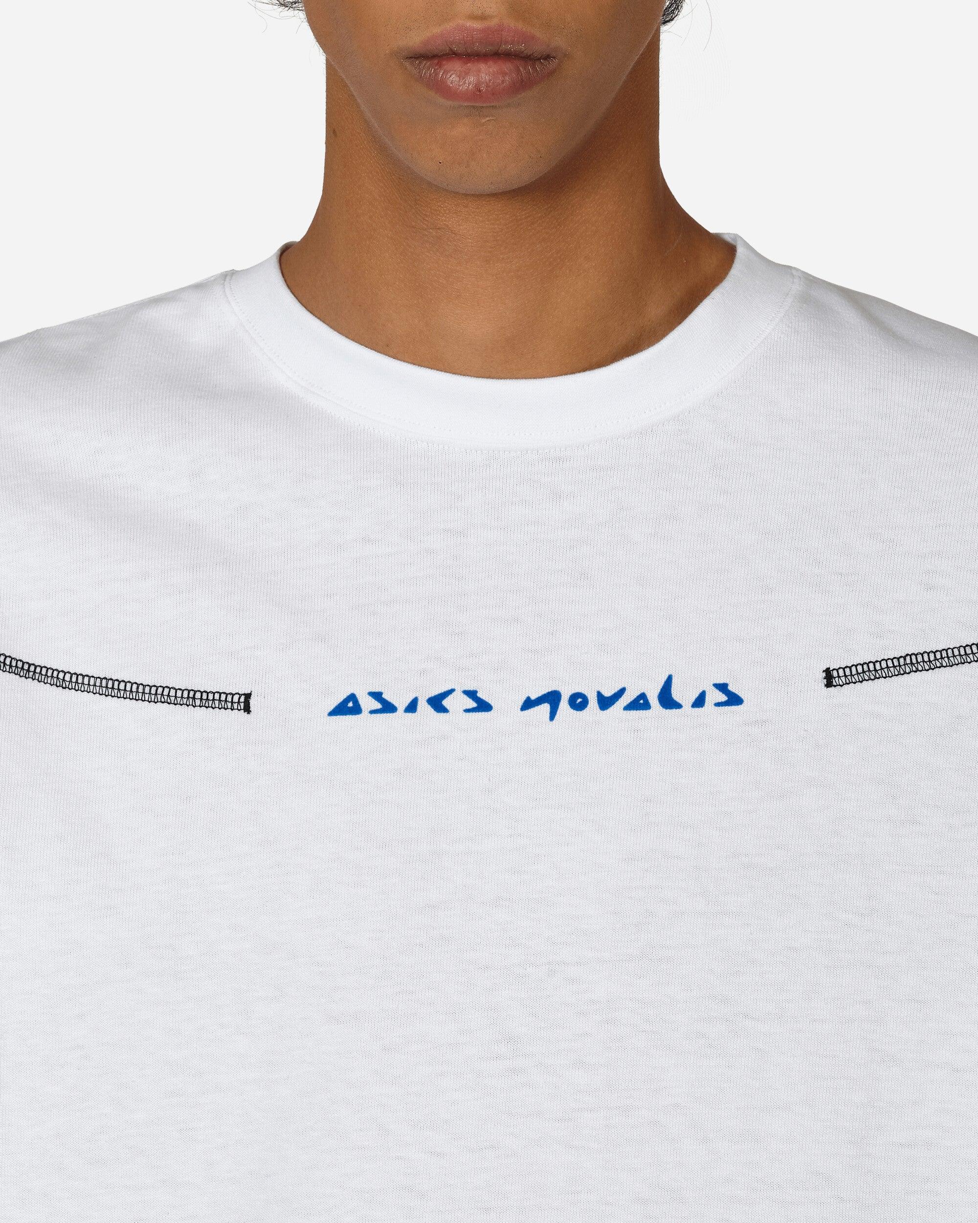 Asics Novalis Bixance Longsleeve T-shirt Optic / Obsidian Black in White  for Men | Lyst