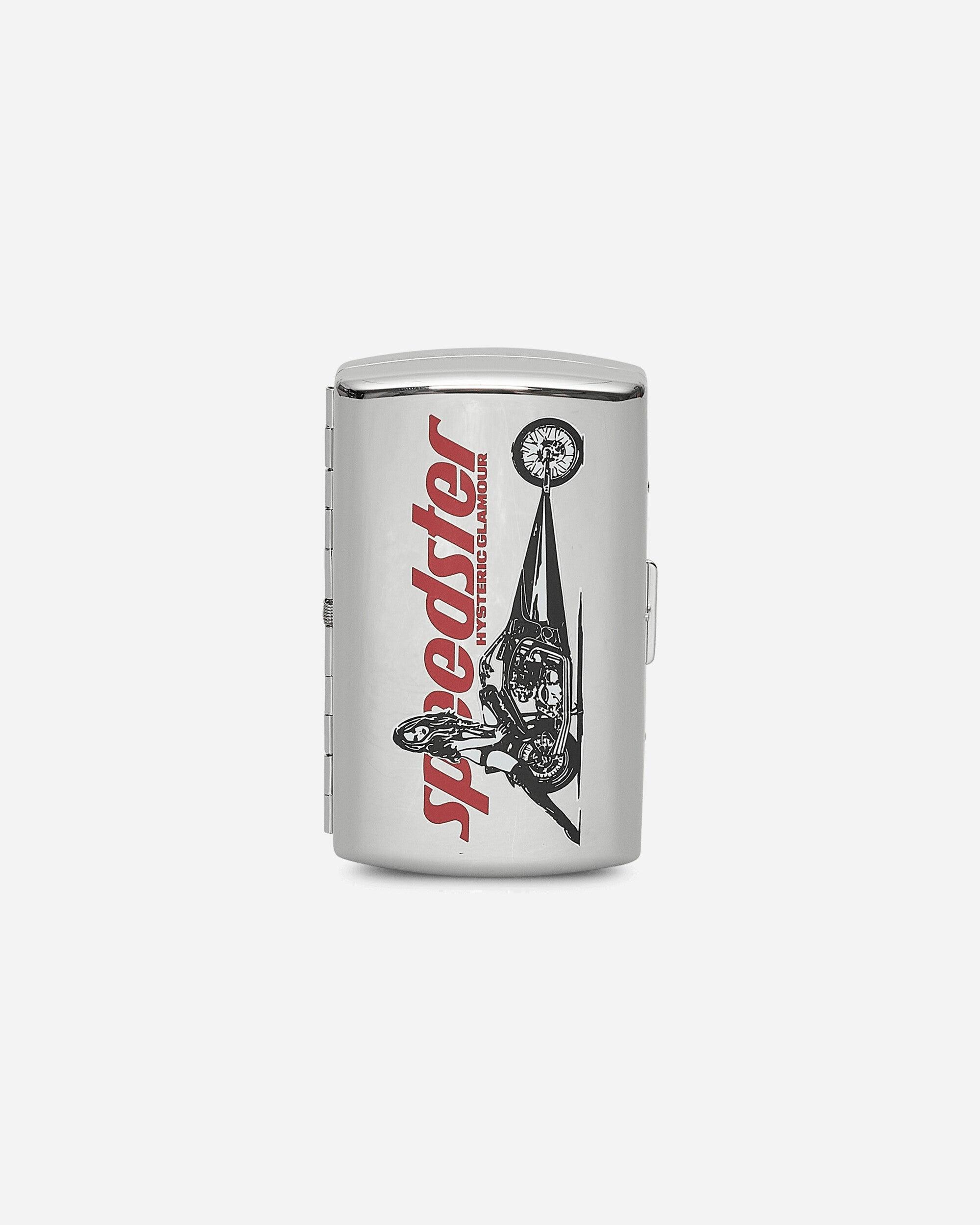 Hysteric Glamour Speedster Cigarette Case Silver in White