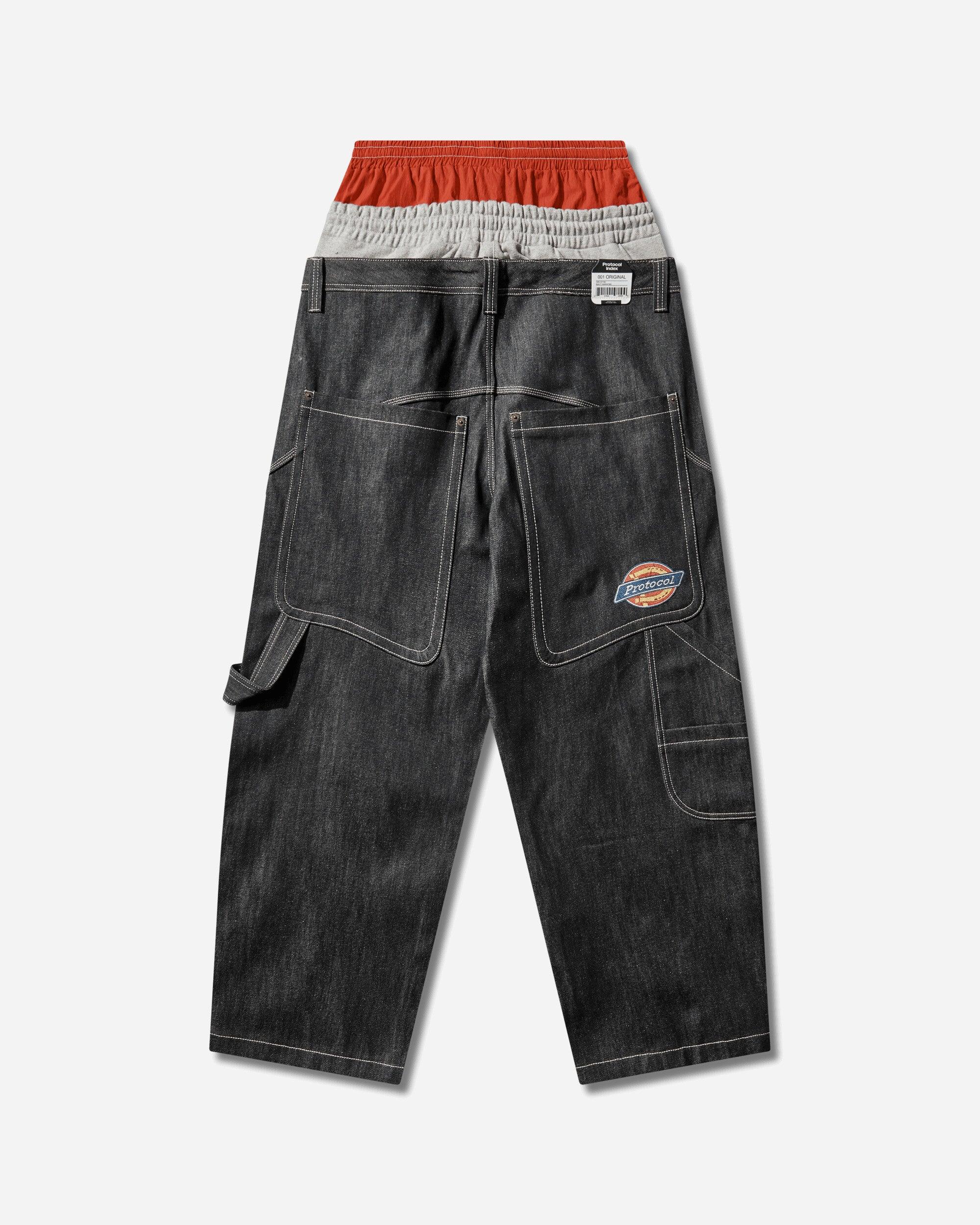 protocol index 3LAYERED DENIM PANTS サイズ2 Protocol Index 3 Layered Denim Pants in Grey for Men | Lyst UK