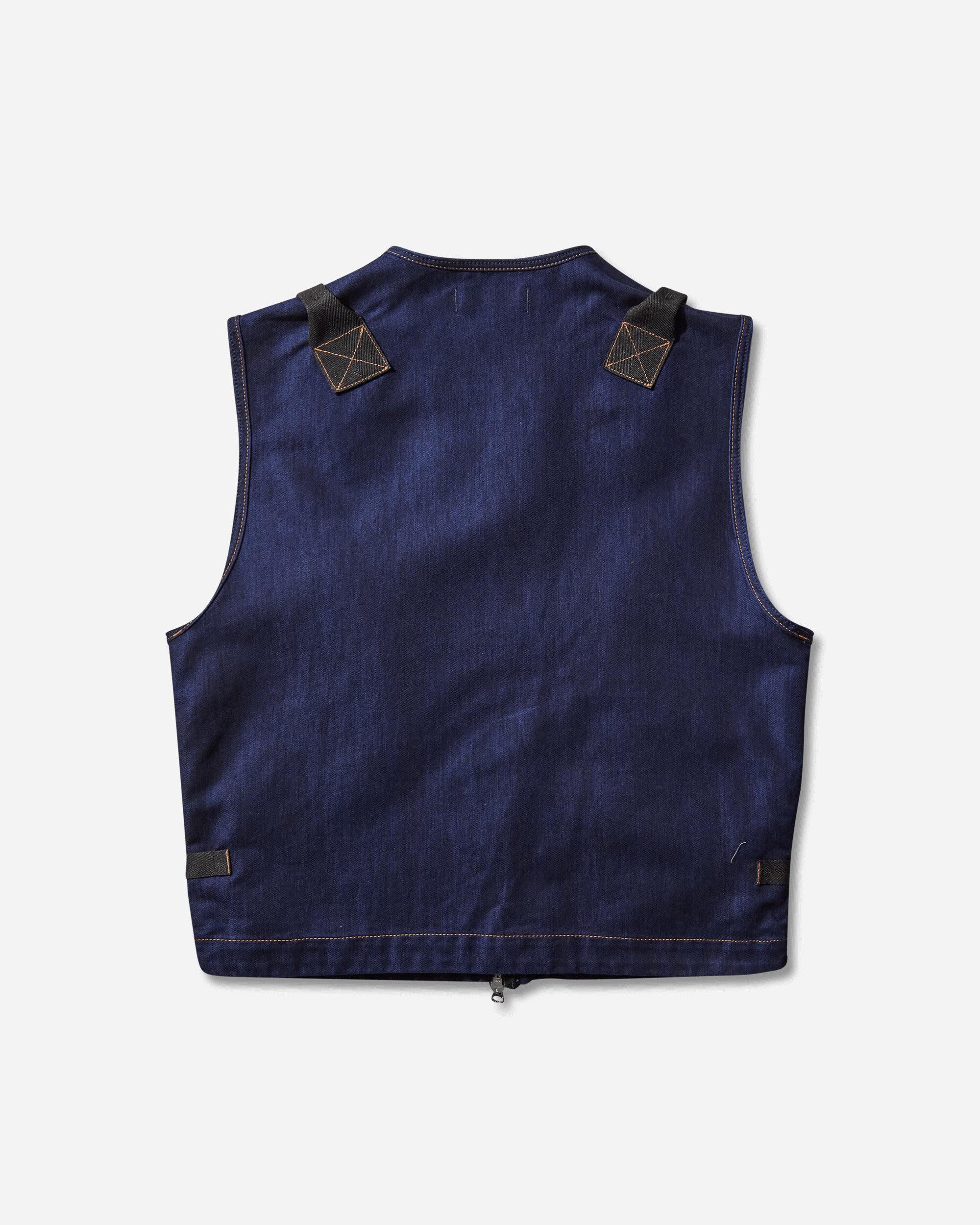 Stone Island Men S Indigo Polypropylene Denim Light Vest Rinsed in 