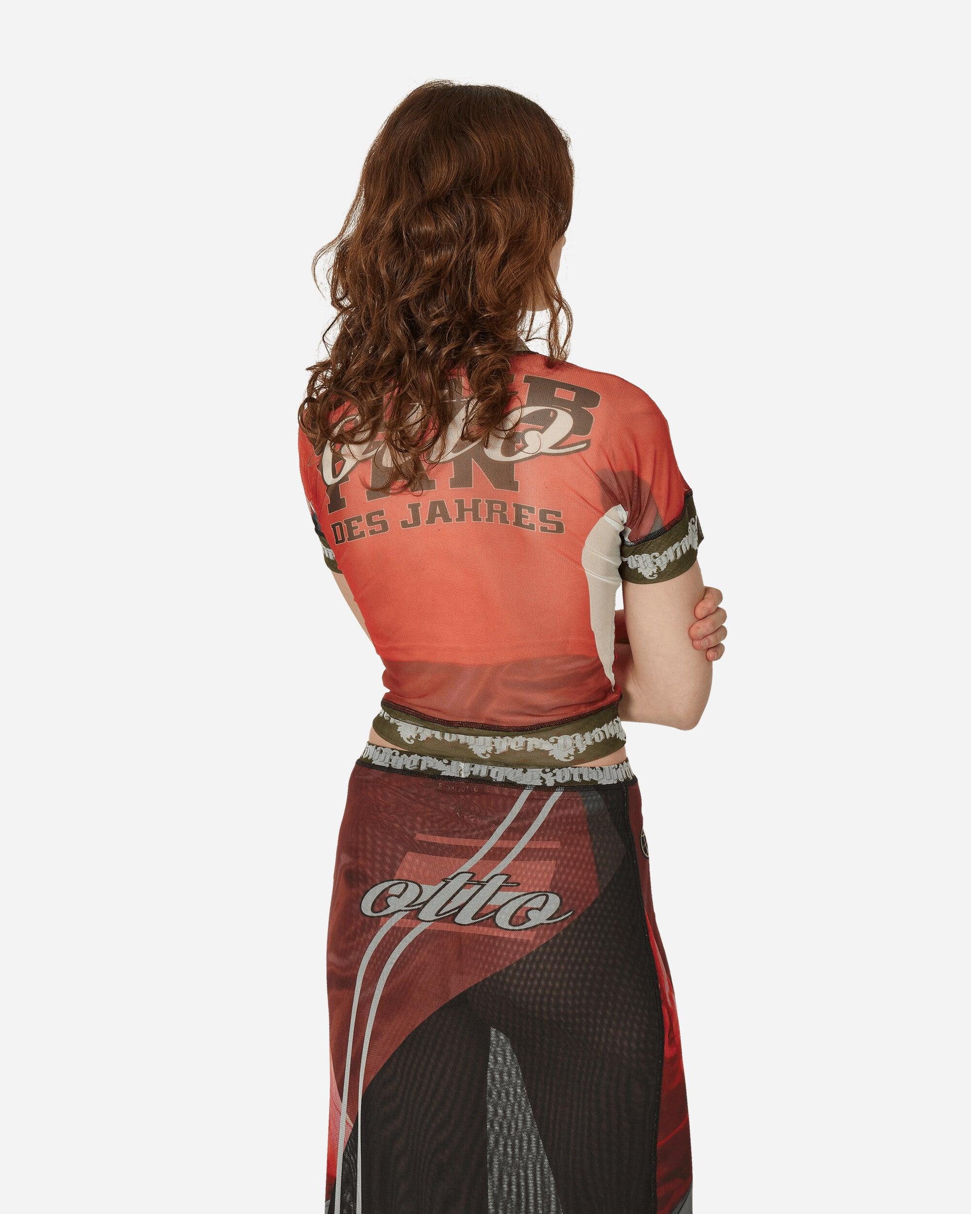 OTTOLINGER Mesh T-shirt Soccer Print in Red | Lyst