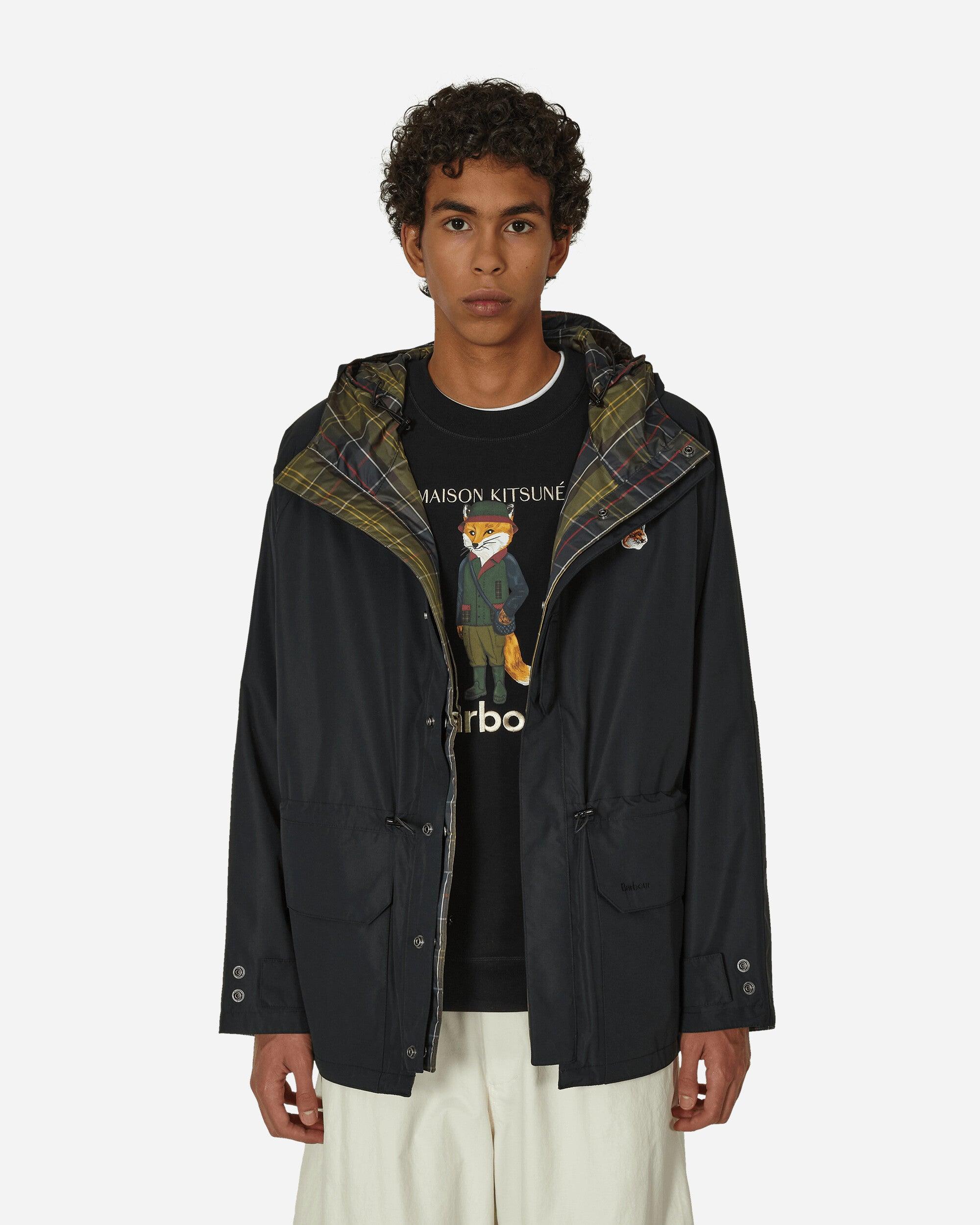 barbour-Black-Maison-Kitsune-